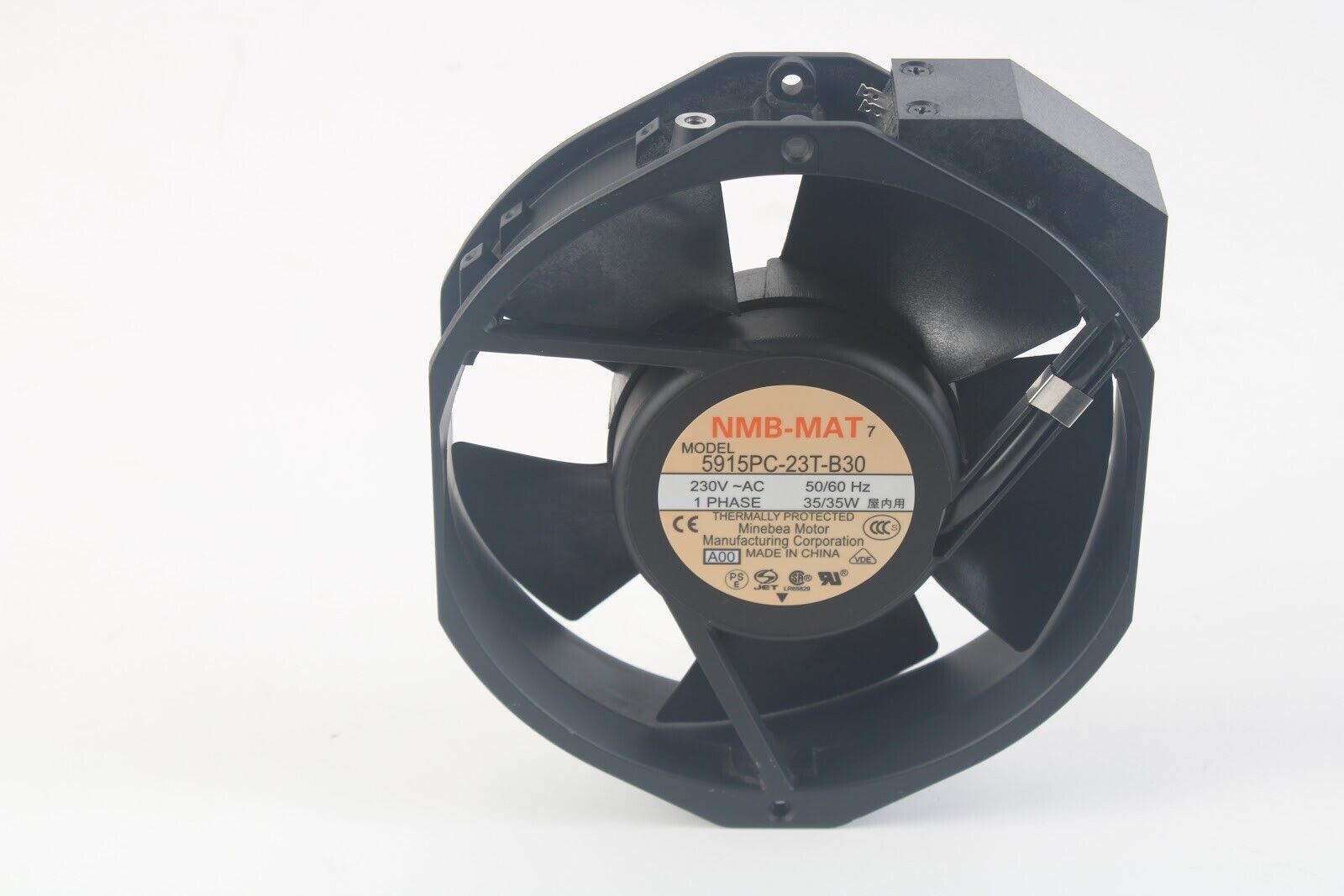 VENTILADOR AXIAL NMB TECHNOLOGIES 5915PC-23T-B30-A00, 172MM, 230VAC, 190mA