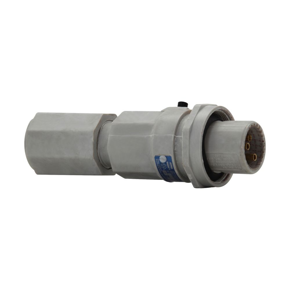 Eaton NPJ10487 Crouse-Hinds Arktite 100A 4-Pole Industrial Power Plug NEMA 4X
