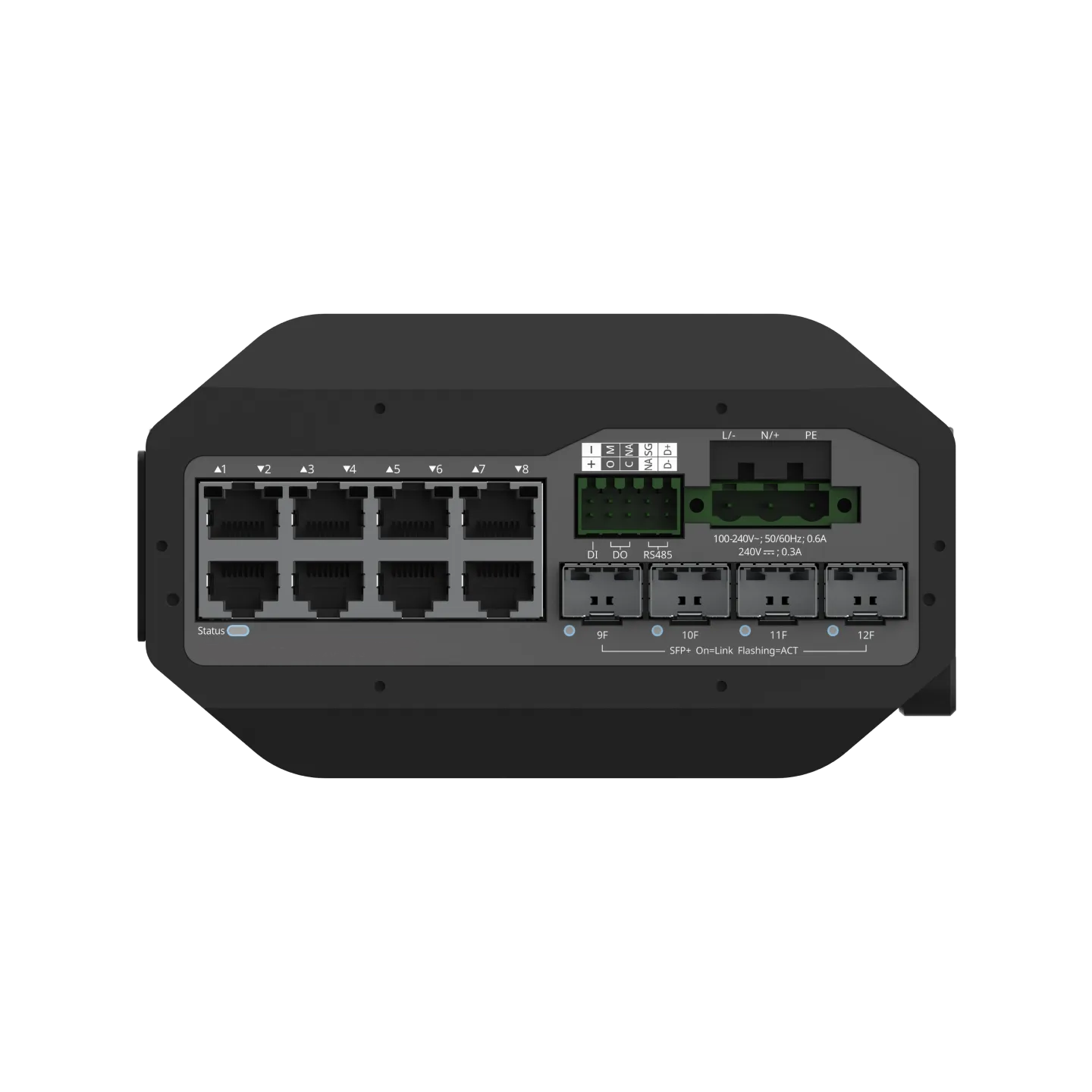 NSComm IS5200-8GT4XS 8x1G & 4x10G SFP+ Industrial Switch