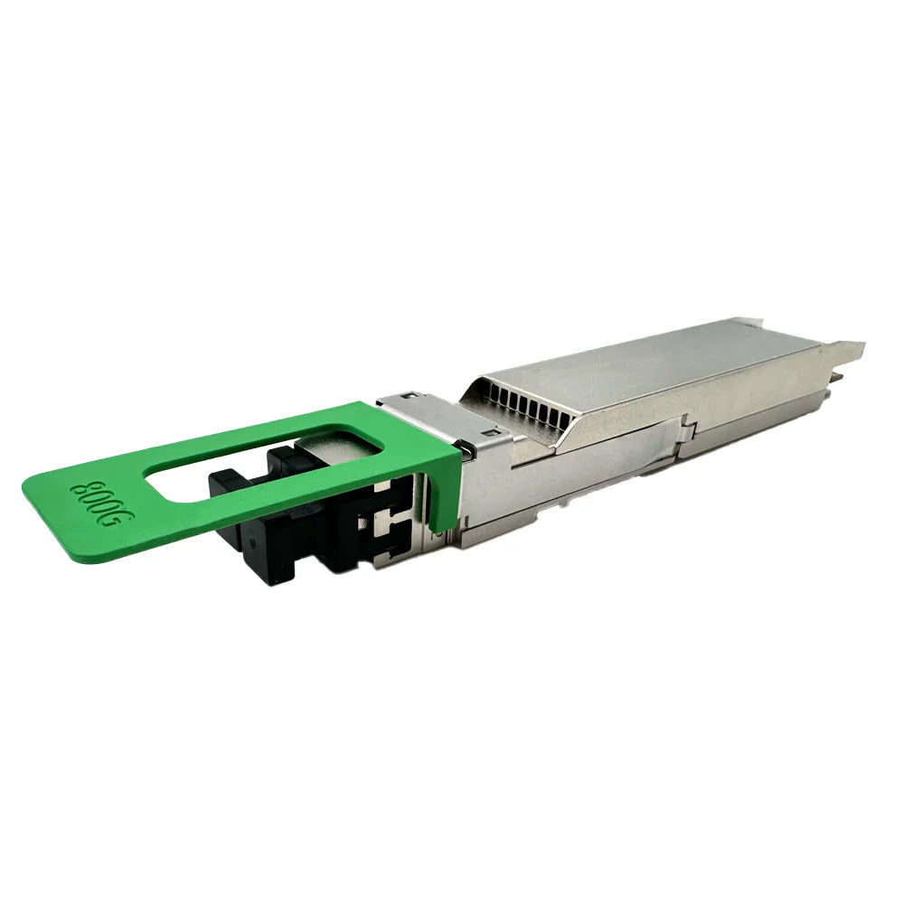NSComm NS-OSFP-800G-2FR4 800G Base 2 x FR4 OSFP PAM4 CWDM4 1310nm 2km Finned Top DOM Dual Duplex LC SMF Optical Transceiver Module