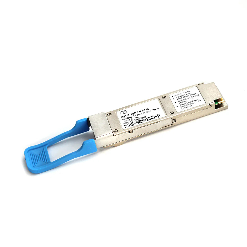 NSComm NS-QSFP-40G-LR4 40G Base-LR4 QSFP+ 1310nm (CWDM) 10km Duplex LC SMF DDM Optical Transceiver Module