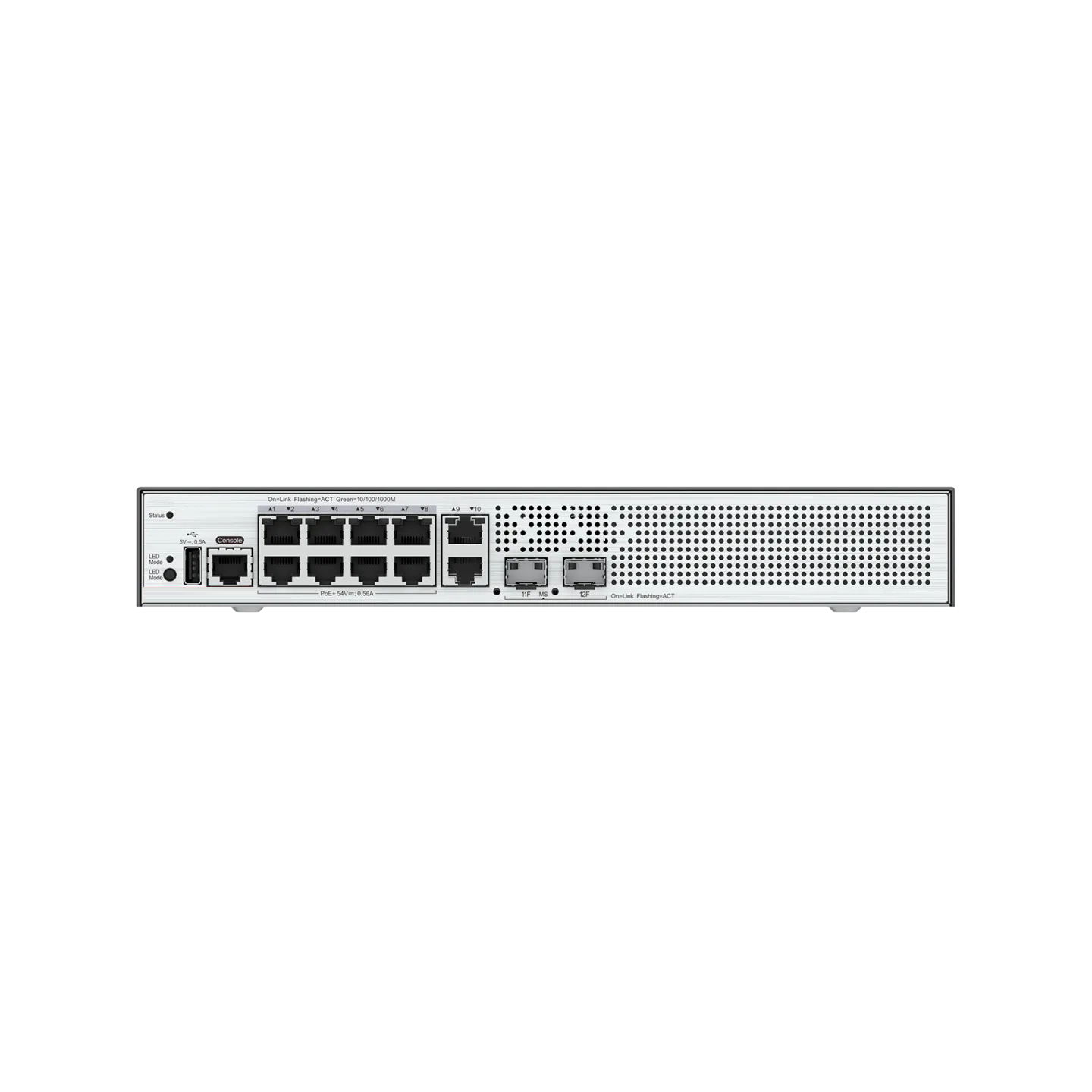 NSComm S5000-10GT2MS-P-E 8x1G (PoE+) & 2x2.5G SFP PoE Switch