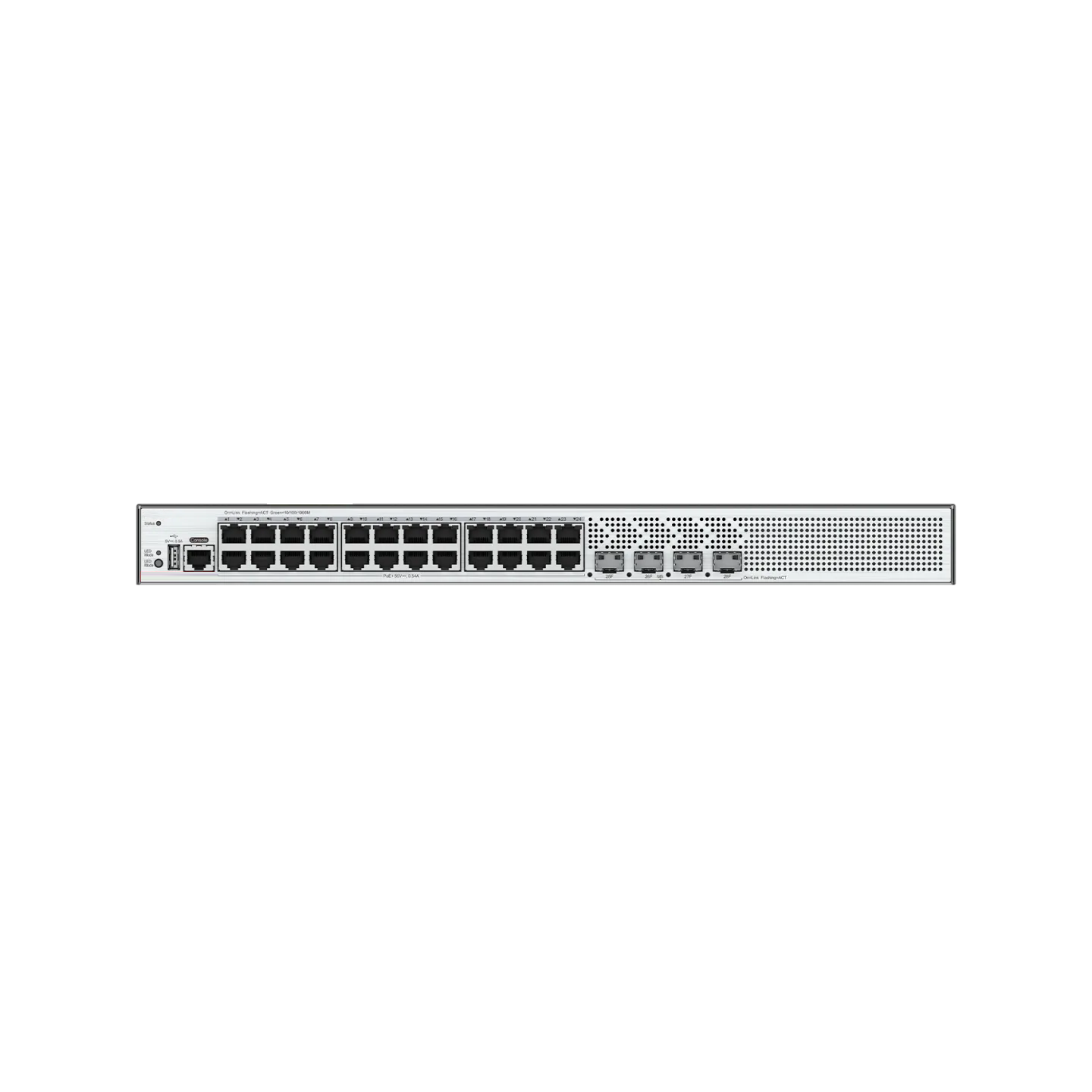 NSComm S5000-24GT4MS-P-E 24x1G (PoE+) & 4x1G/2.5G SFP PoE Switch