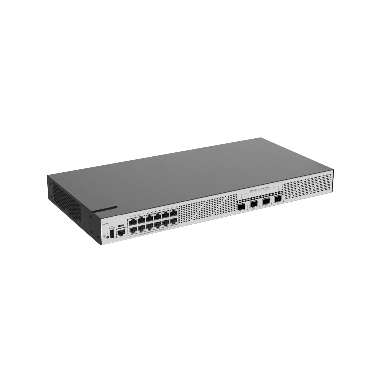 NSComm S5350-12GT4XS-P-E 12x1G (PoE+) & 4x10G SFP+ L3 PoE Switch