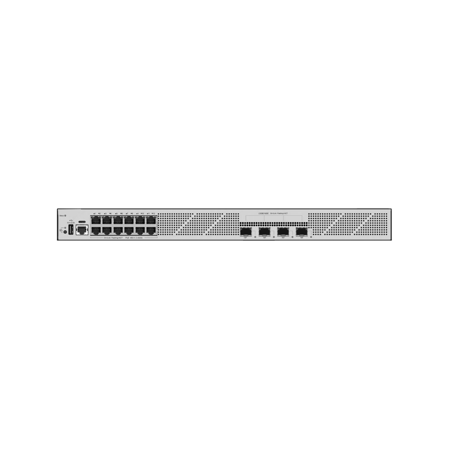 NSComm S5350-12GT4XS-P-E 12x1G (PoE+) & 4x10G SFP+ L3 PoE Switch