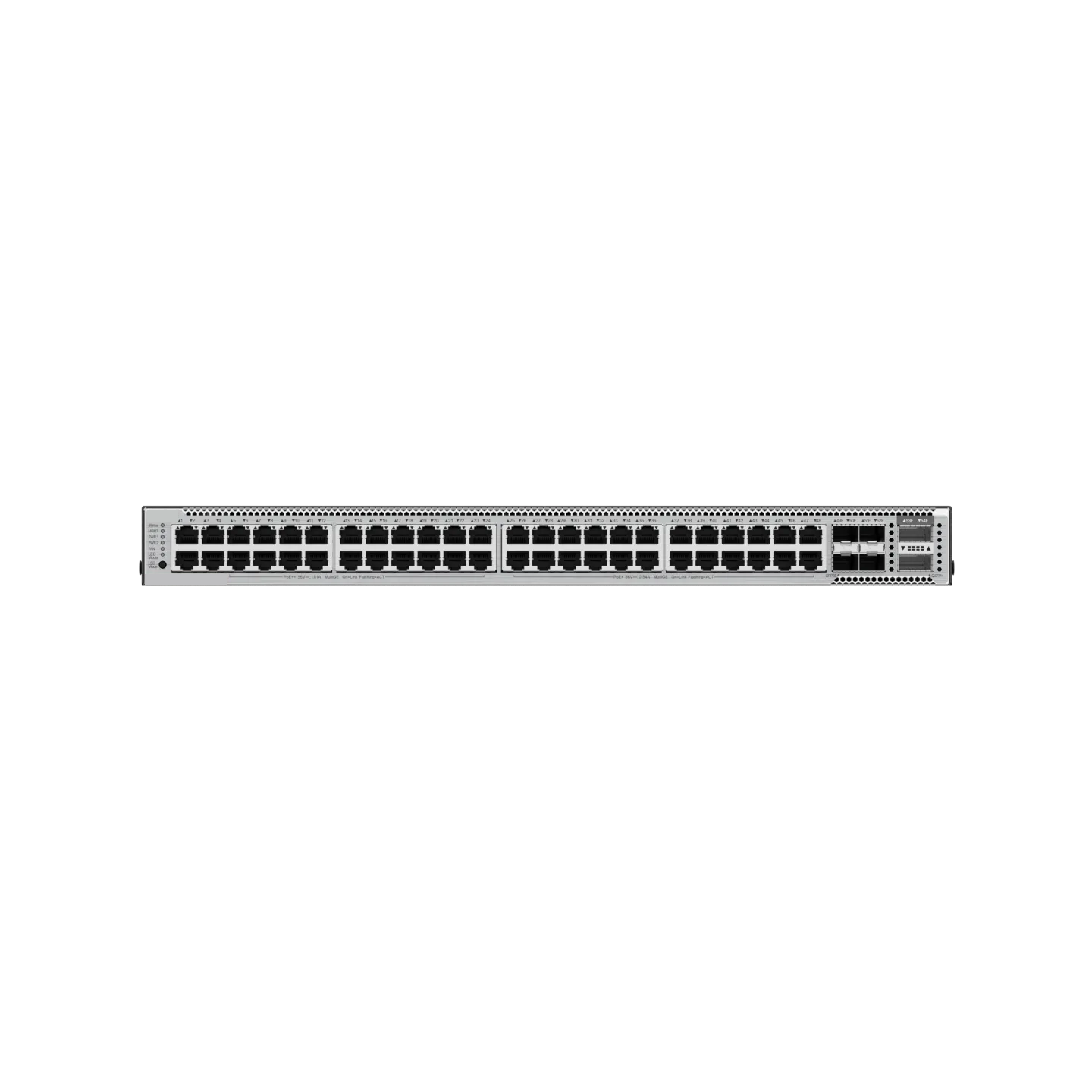 NSComm S6110-48MG4VS2QXS-UP 48xMulti-Gig & 40G/Uplink PoE++ Campus Switch