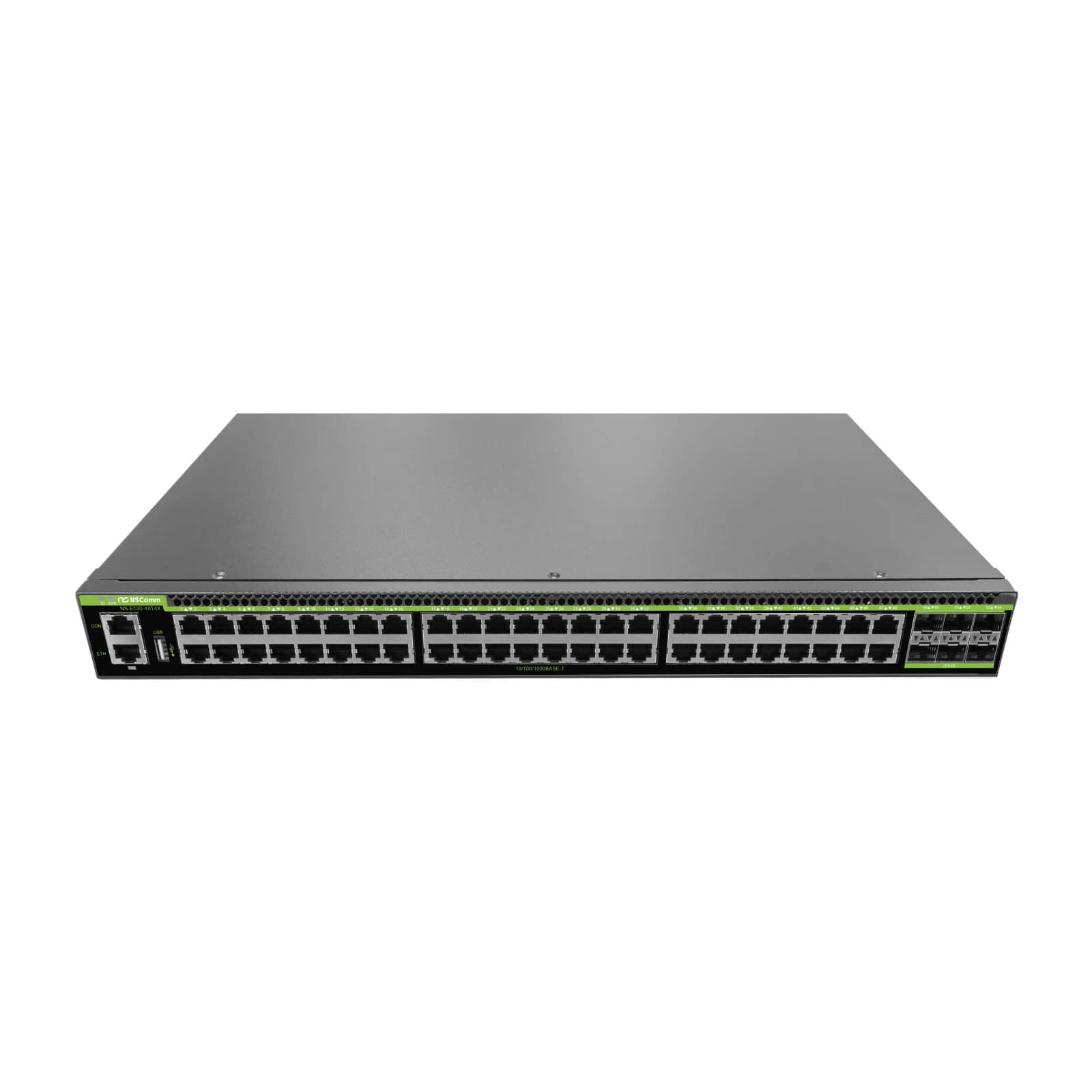 NSComm E530-48P6Y 48-Port PoE+ Campus Access Switch with 25G Uplinks