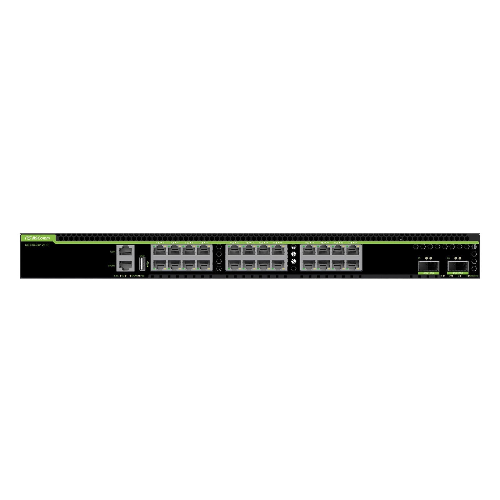 NSComm S5624T-2Z-EI 24 x 100M/1G/2.5G/5G/10G Base-T L3 Managed Switch