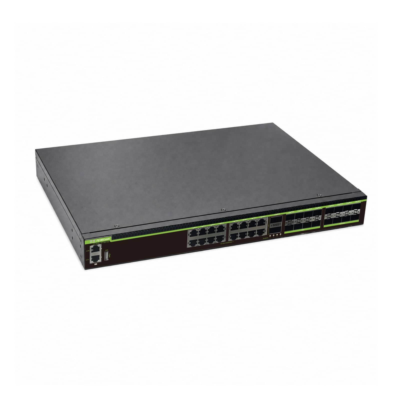 NSComm E530-16T16XY2Q Multi-Rate Campus & Data Center Aggregation Switch