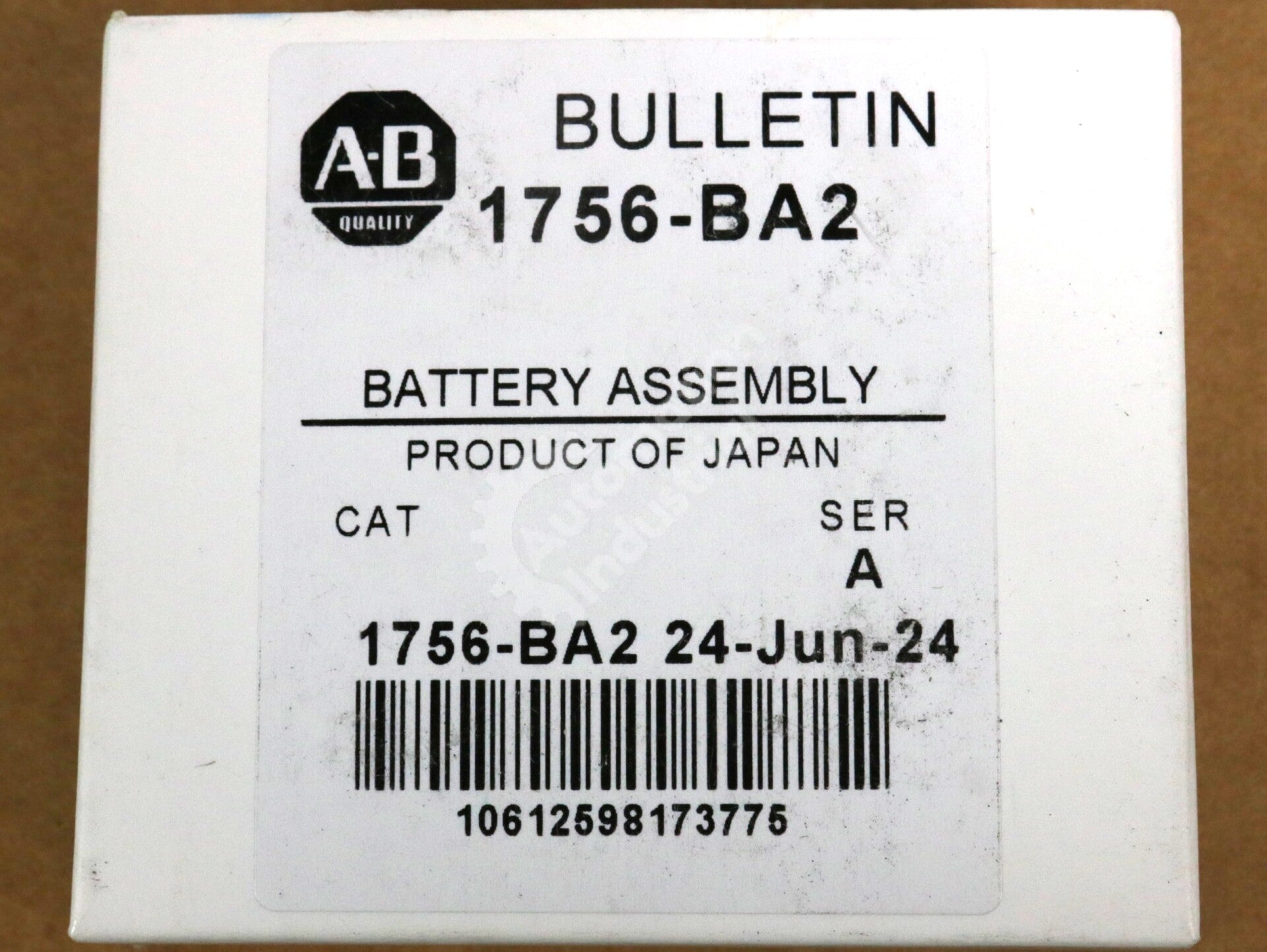 1756-BA2 By Allen Bradley Lithium Battery Assembly New Surplus Factory Package