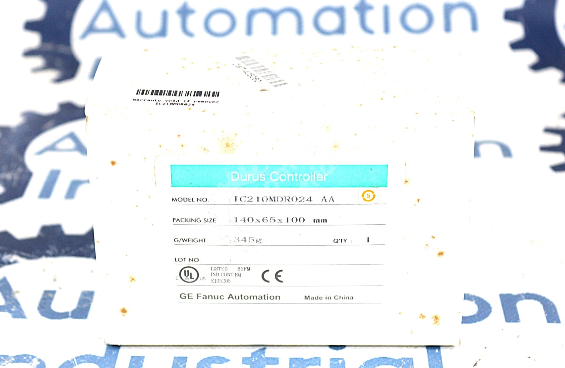 IC210MDR024 By GE Fanuc 24VDC 8AMP Power Source Durus Controller NSFP