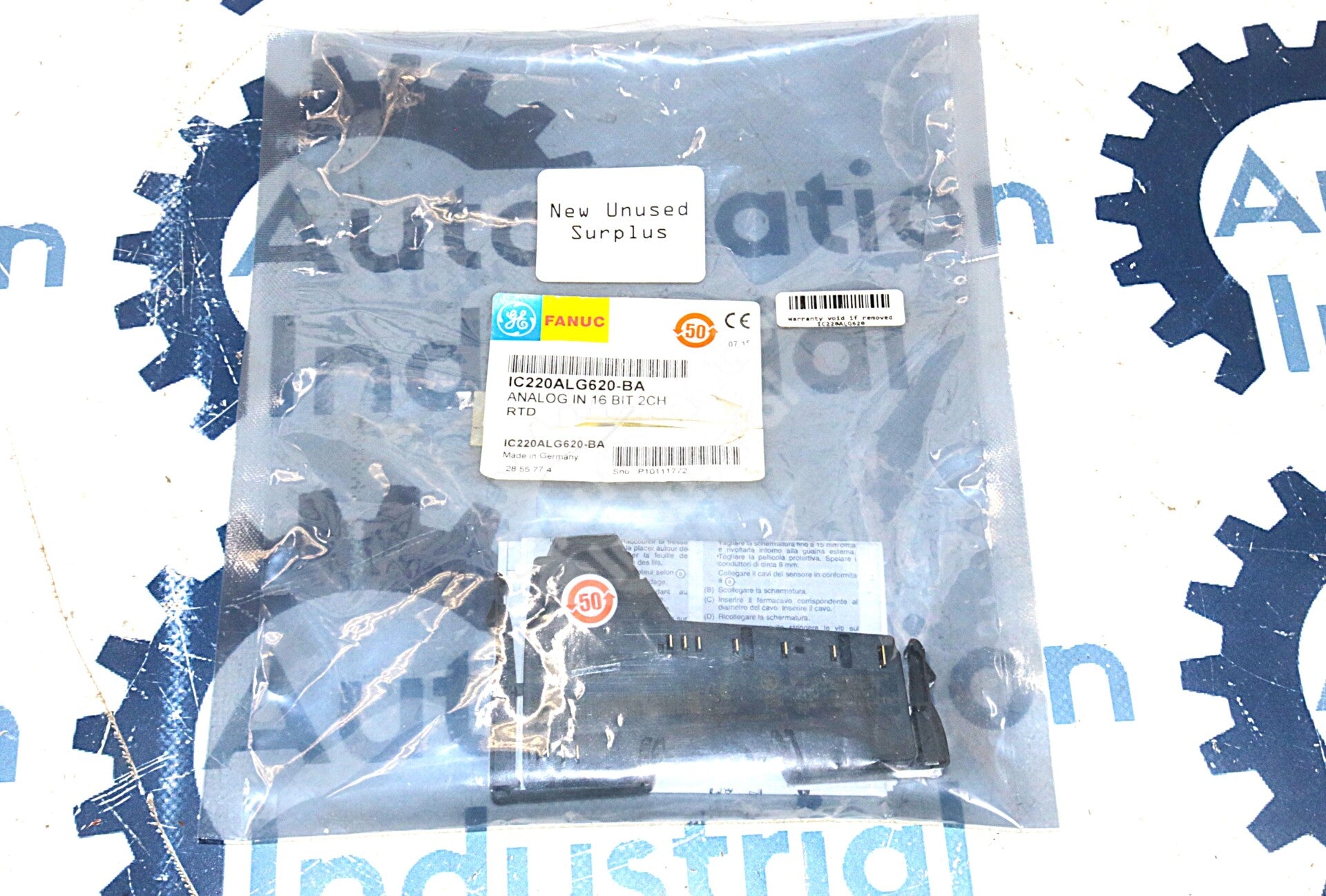 IC220ALG620BA By GE Fanuc Analogy In 16 Bit 2CH RTD VersaPoint NSNB