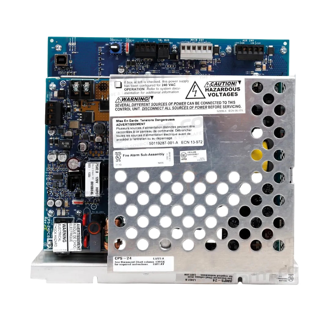 Notifier AMPS-24 Addressable Power Supply and Battery Charger, 120 VAC, 24 VDC Outputs