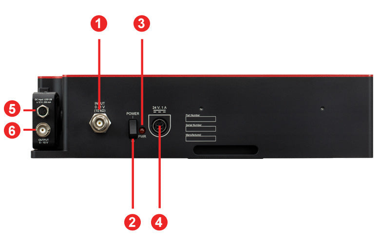TH-OM6NH-M - Fast Laser Power Modulator, 700 - 1100 nm, >2500:1 Contrast, M4 Taps