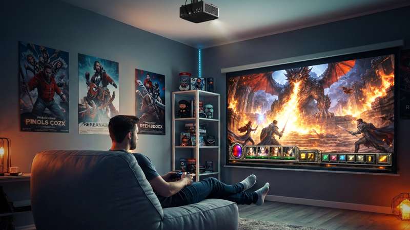 Optoma GT3900UHD 4K UHD 4,000 Lumens Short Throw Home Entertainment Laser Projector