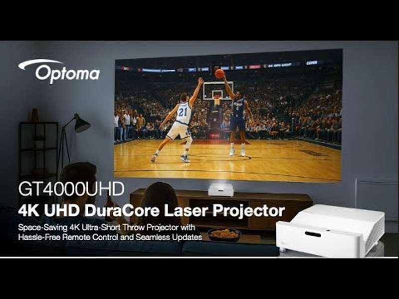Optoma GT4000UHD 4K UHD Ultra Short Throw Laser Home Cinema Projector