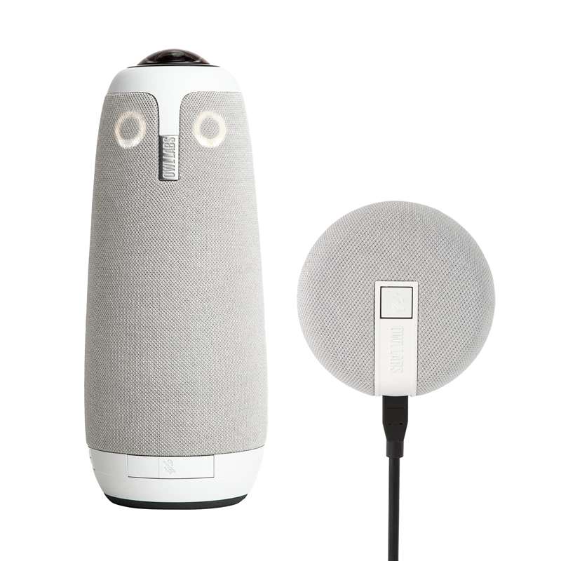 Owl Labs Meeting Owl 3 and Expansion Mic - Video Conferencing Bundle