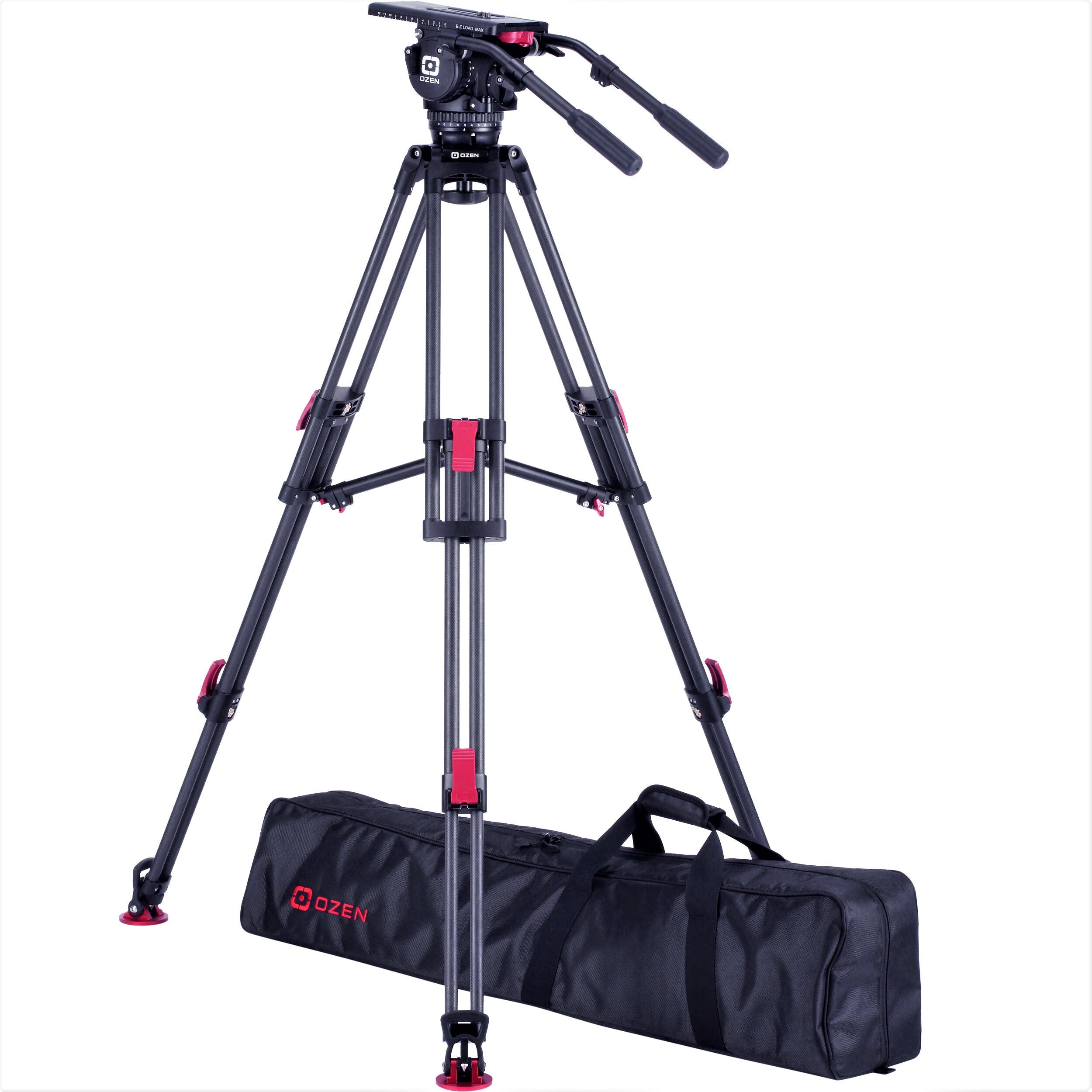 OZEN 18CF2HDM 100mm AGILE 18M E-Z LOAD MAX Tripod System