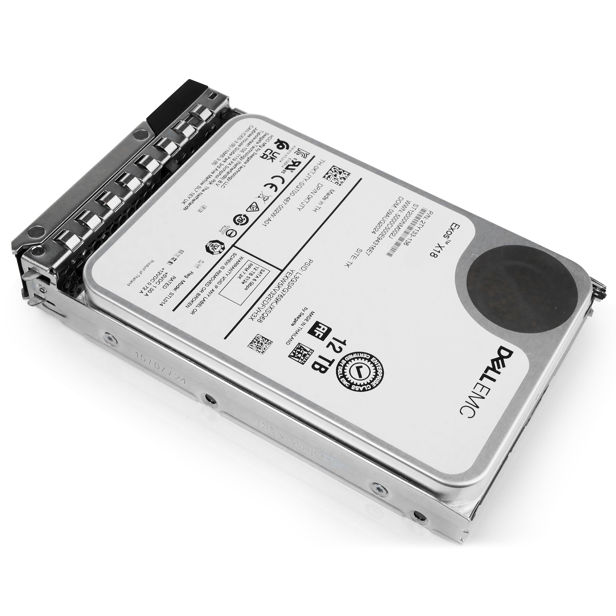 Dell G14 MHN2V 12TB 7.2K RPM SATA 6Gb/s 512e 3.5in Hard Drive