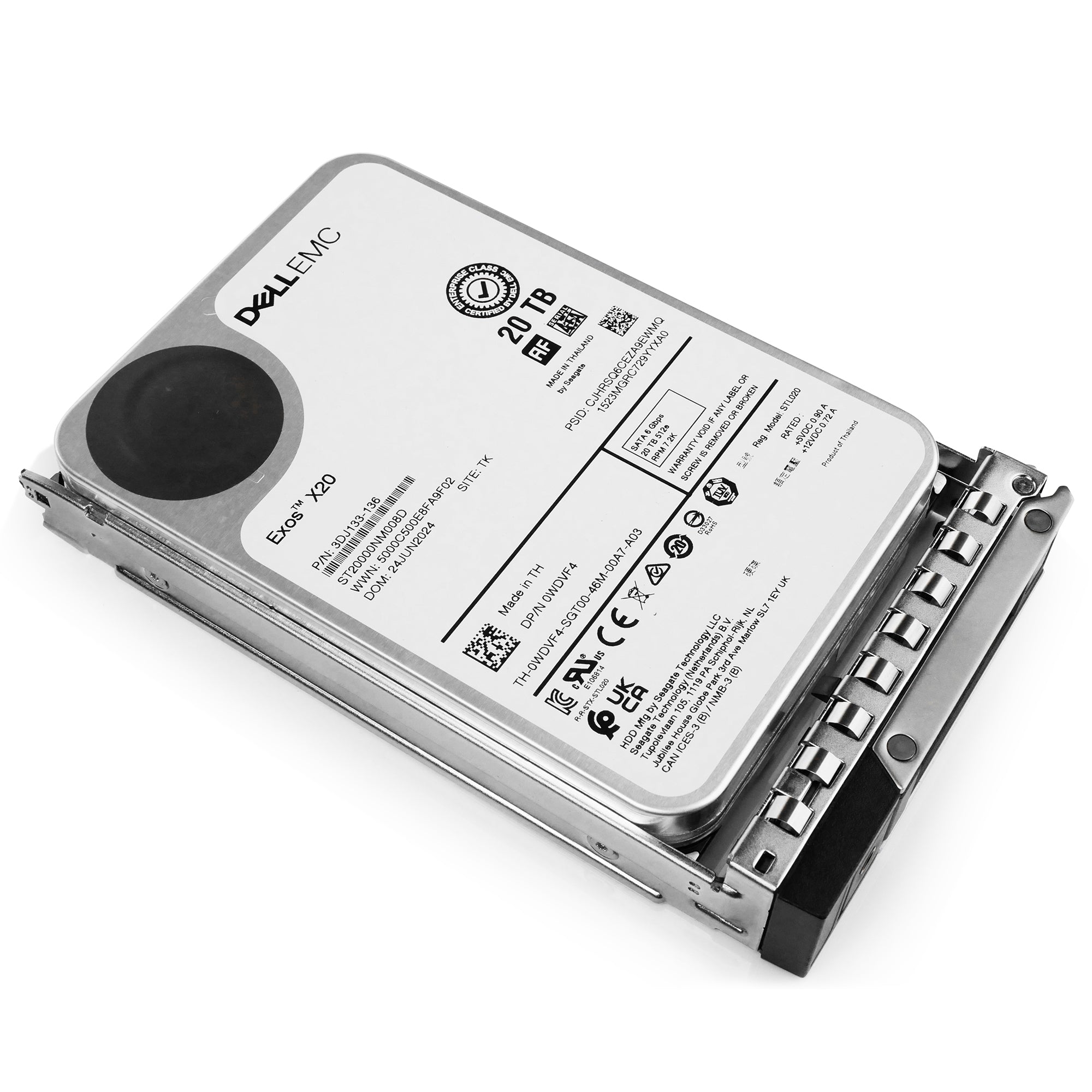 Dell G14 161-BBWF 20TB 7.2K RPM SATA 6Gb/s 512e 3.5in Hard Drive