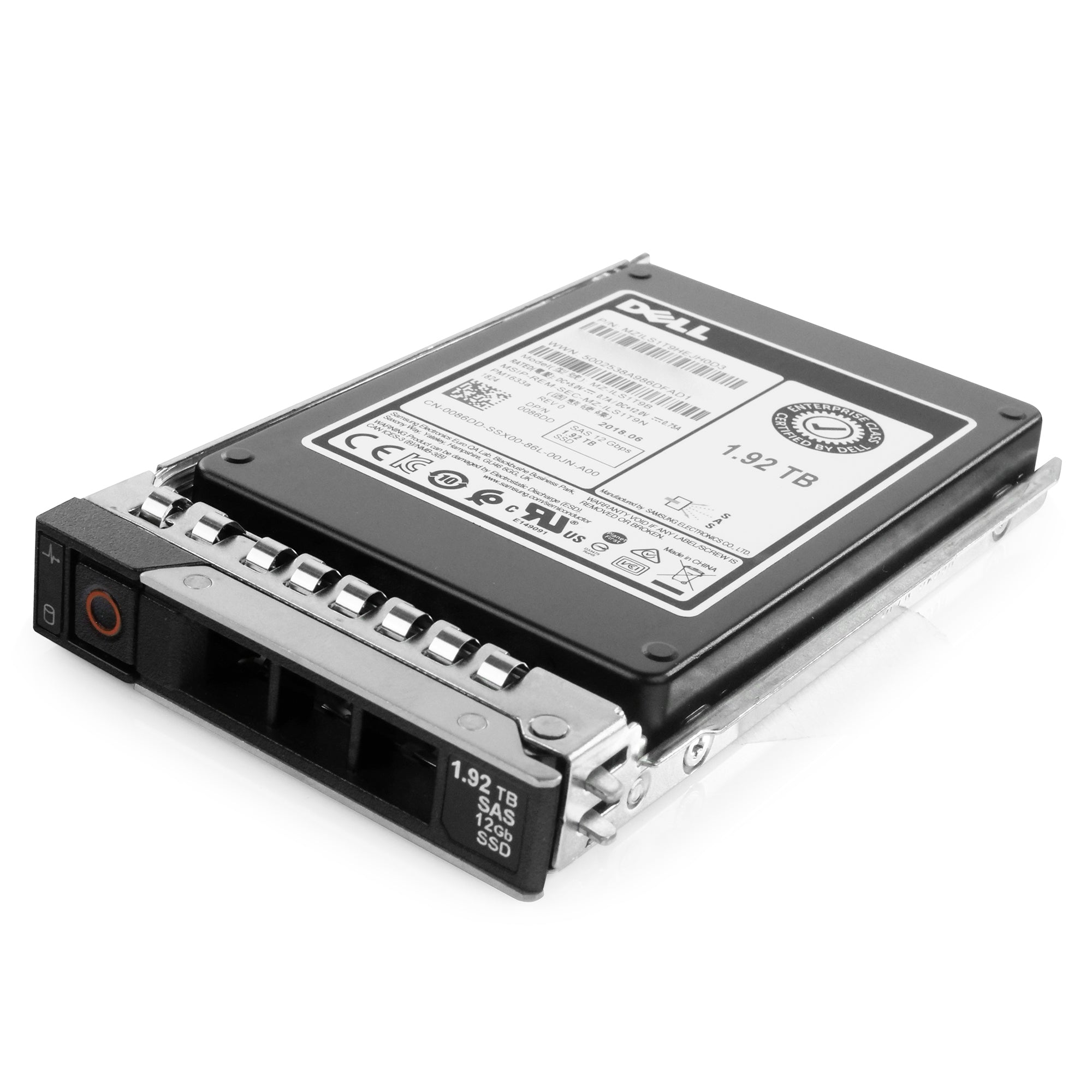 Dell G14 400-AYXT 1.92TB 1 DWPD SAS 12Gb/s 3D TLC V-NAND 2.5in Refurbished SSD