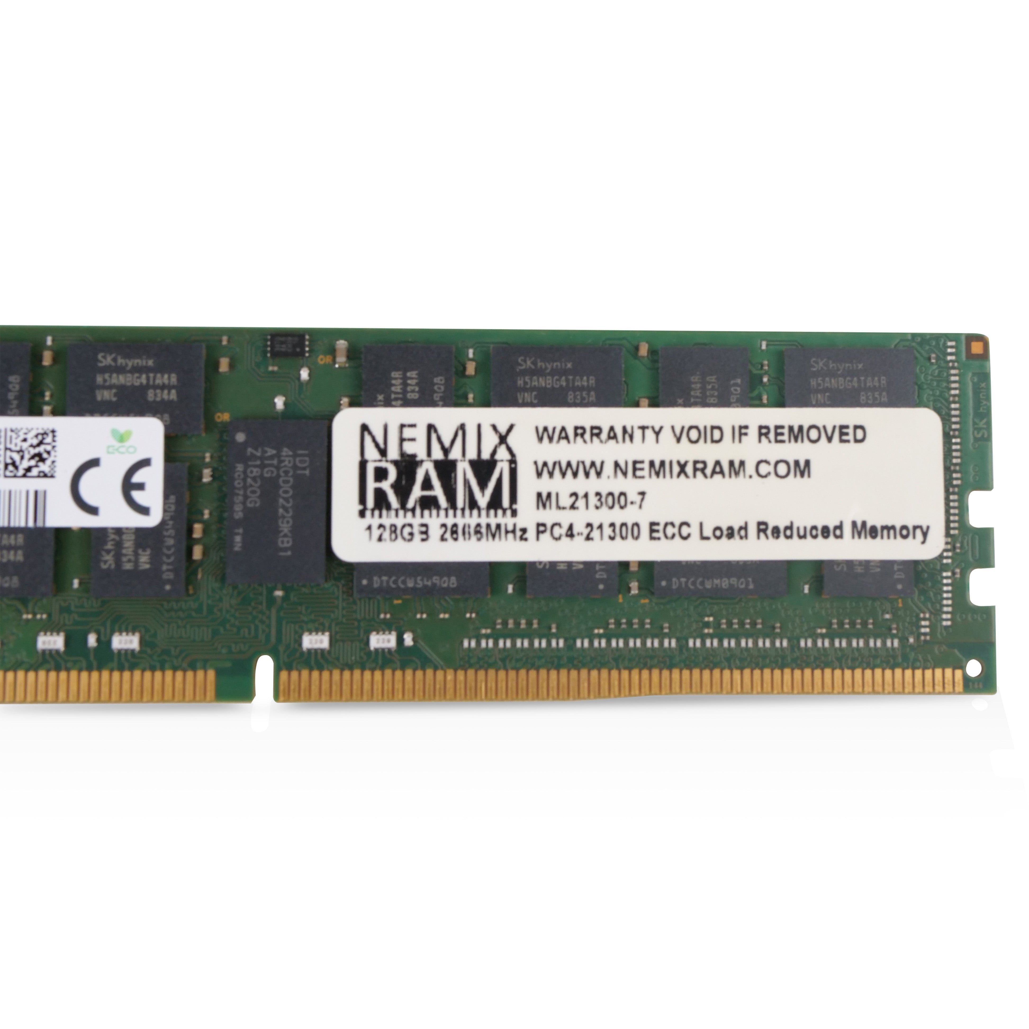SK Hynix/NEMIX HMABAGL7A4R4N-VN 128GB 8Rx4 DDR4 2666MHz LRDIMM ECC Server RAM (PC4-21300) Seller Refurbished