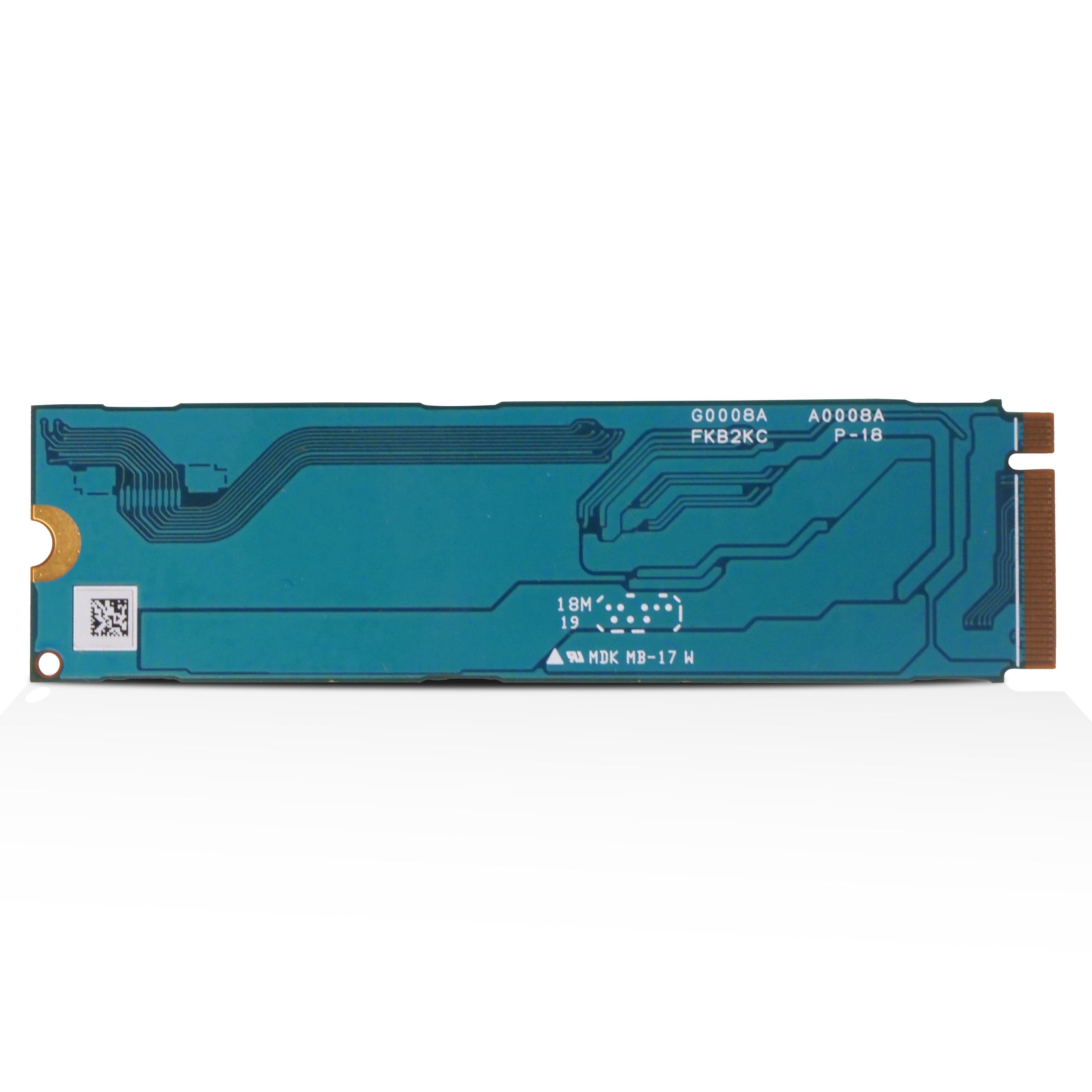 Kioxia XG6 KXG60ZNV256G 256GB 0.5 DWPD PCIe Gen 3.0 x4 4GB/s 3D TLC NVMe M.2 2280 Recertified SSD