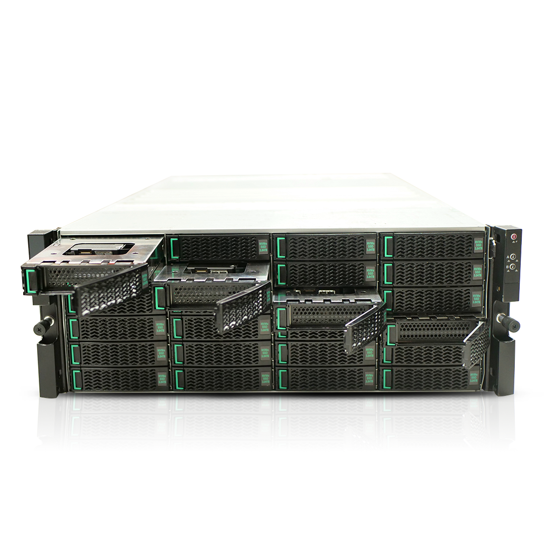 HPE Alletra 6070 All Flash Dual-Controller Base Array 4U 24-Bay With installed Gen 4 NVMe SSDs