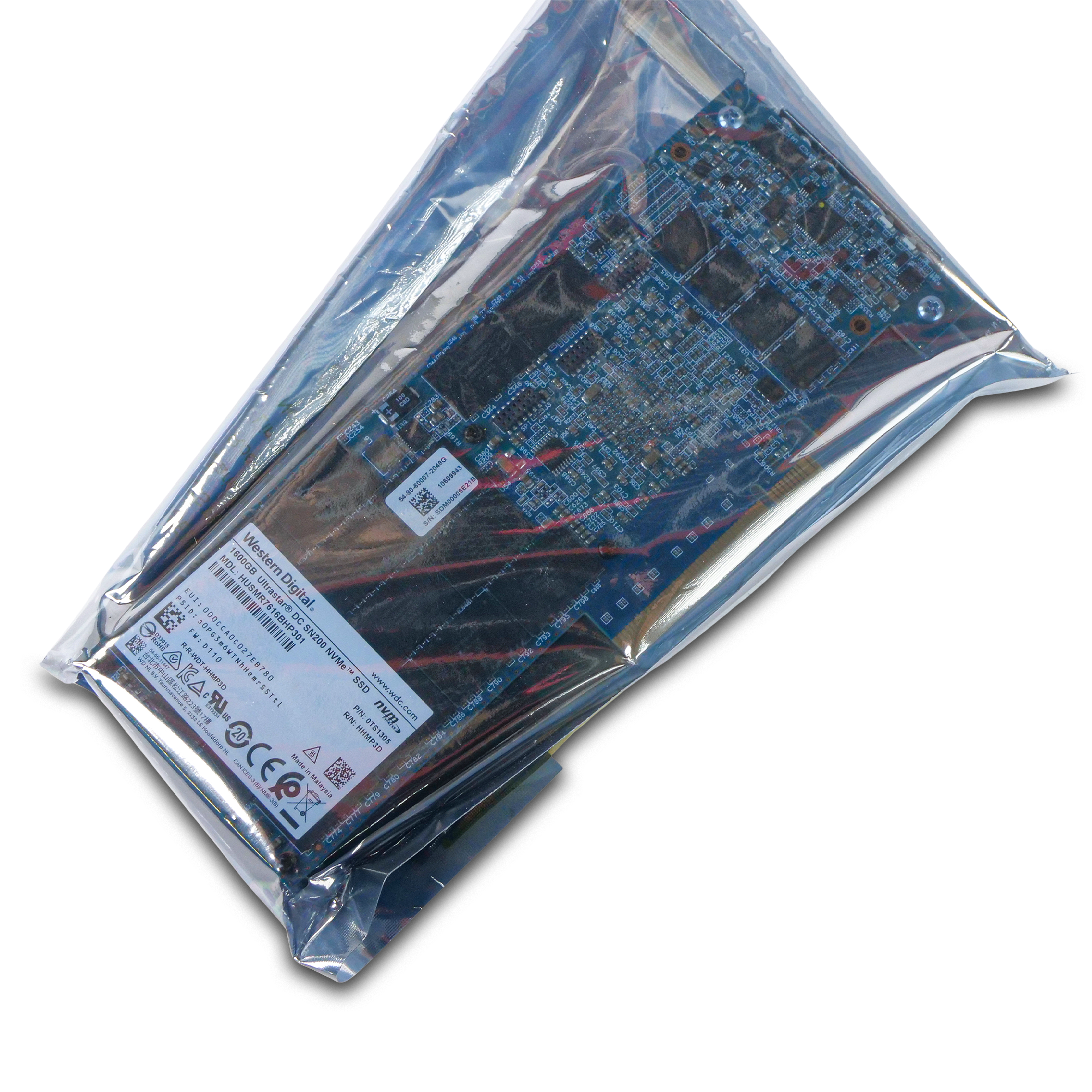 HGST Ultrastar DC SN260 HUSMR7616BHP301 0TS1305 1.6TB 3 DWPD PCIe Gen 3.0 x8 8GB/s MLC NVMe HHHL AIC SSD
