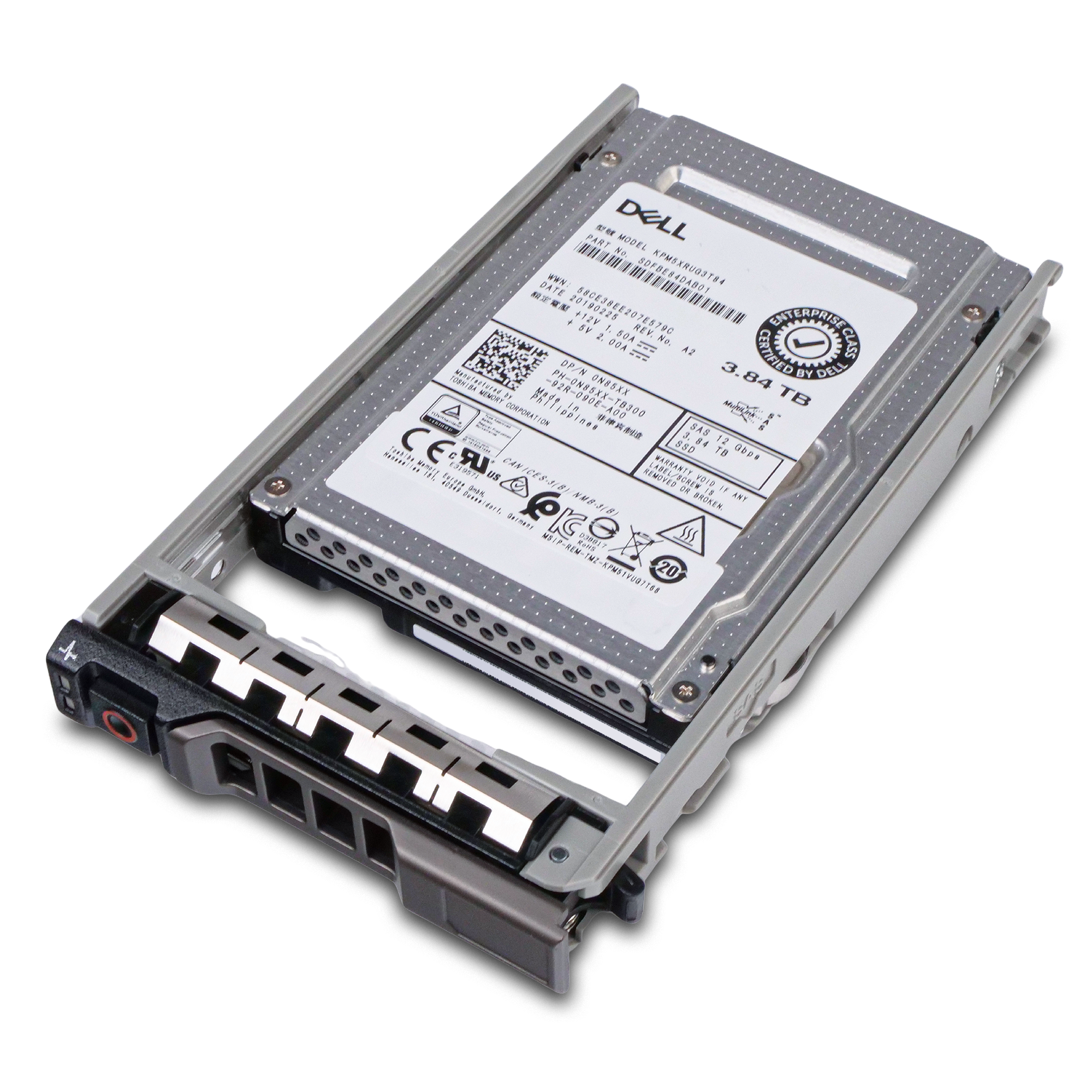 Dell G13 0P2K9R 3.84TB 1 DWPD SAS 12Gb/s Read Intensive 3D TLC 2.5in SSD