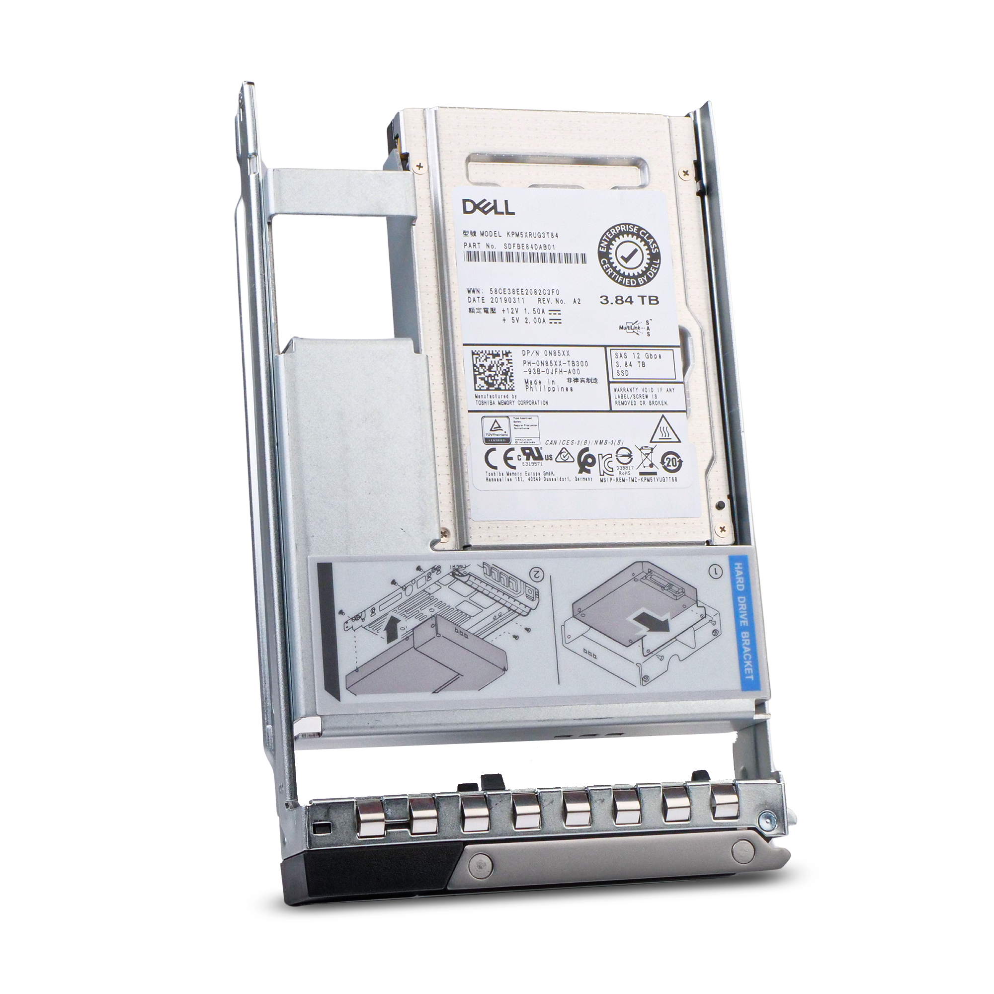 Dell G14 05M4YX 3.84TB 1 DWPD SAS 12Gb/s Read Intensive 3D TLC Hybrid 3.5in SSD