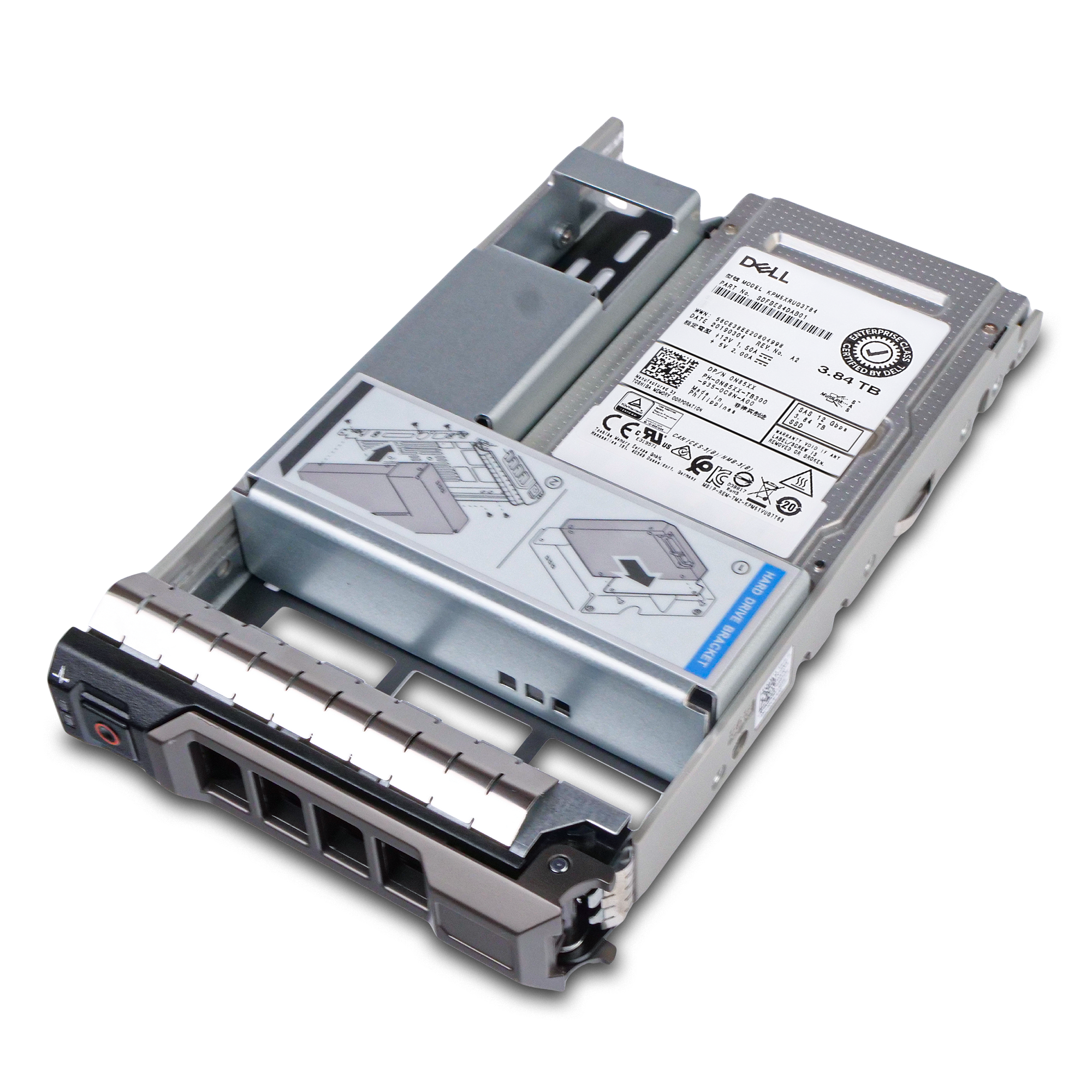 Dell G13 0YT2TP 3.84TB 1 DWPD SAS 12Gb/s Read Intensive 3D TLC Hybrid 3.5in SSD