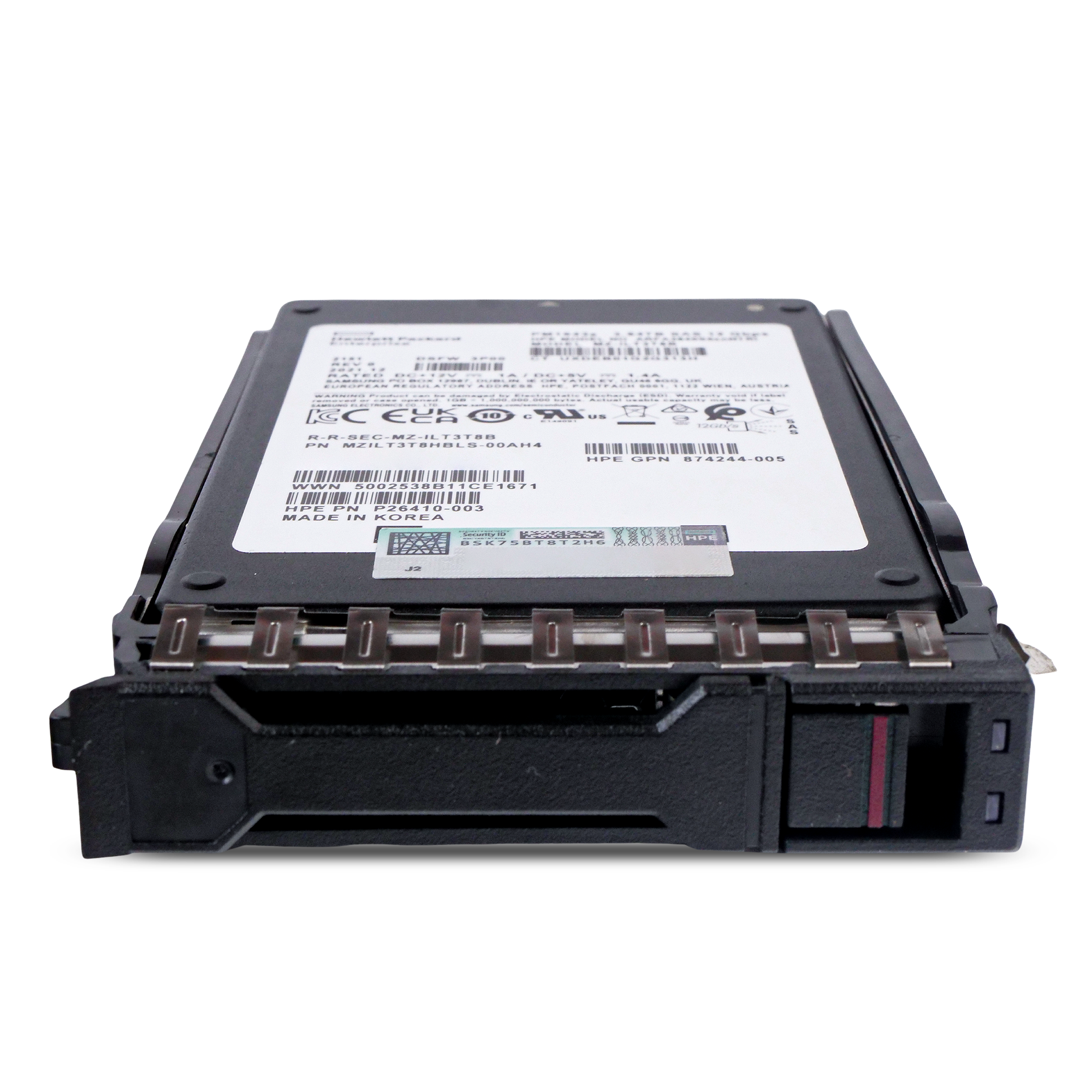 HP Generation 11 P40508-B21 3.84TB 1 DWPD SAS 12Gb/s 3D TLC 2.5in Refurbished SSD