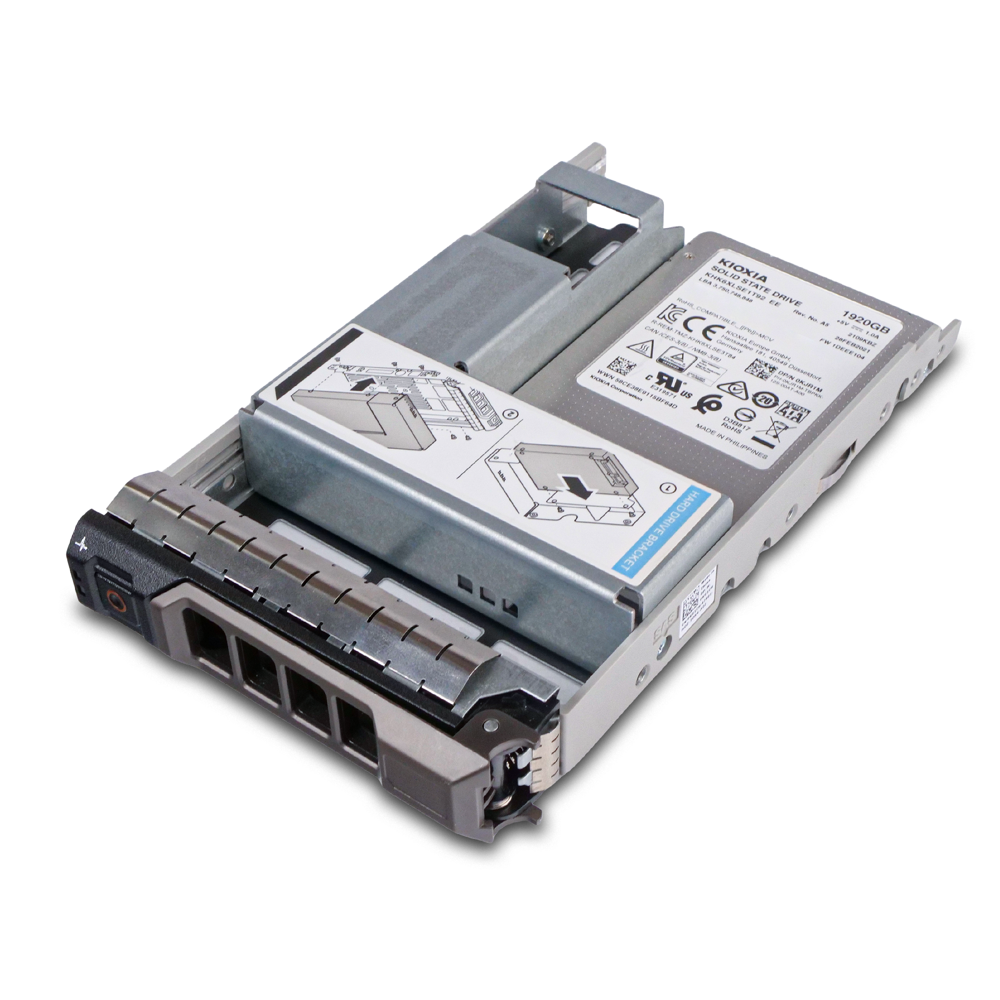 Dell G13 0KJR1M 1.92TB 0.6 DWPD SATA 6Gb/s 3D TLC Hybrid 3.5in Refurbished SSD