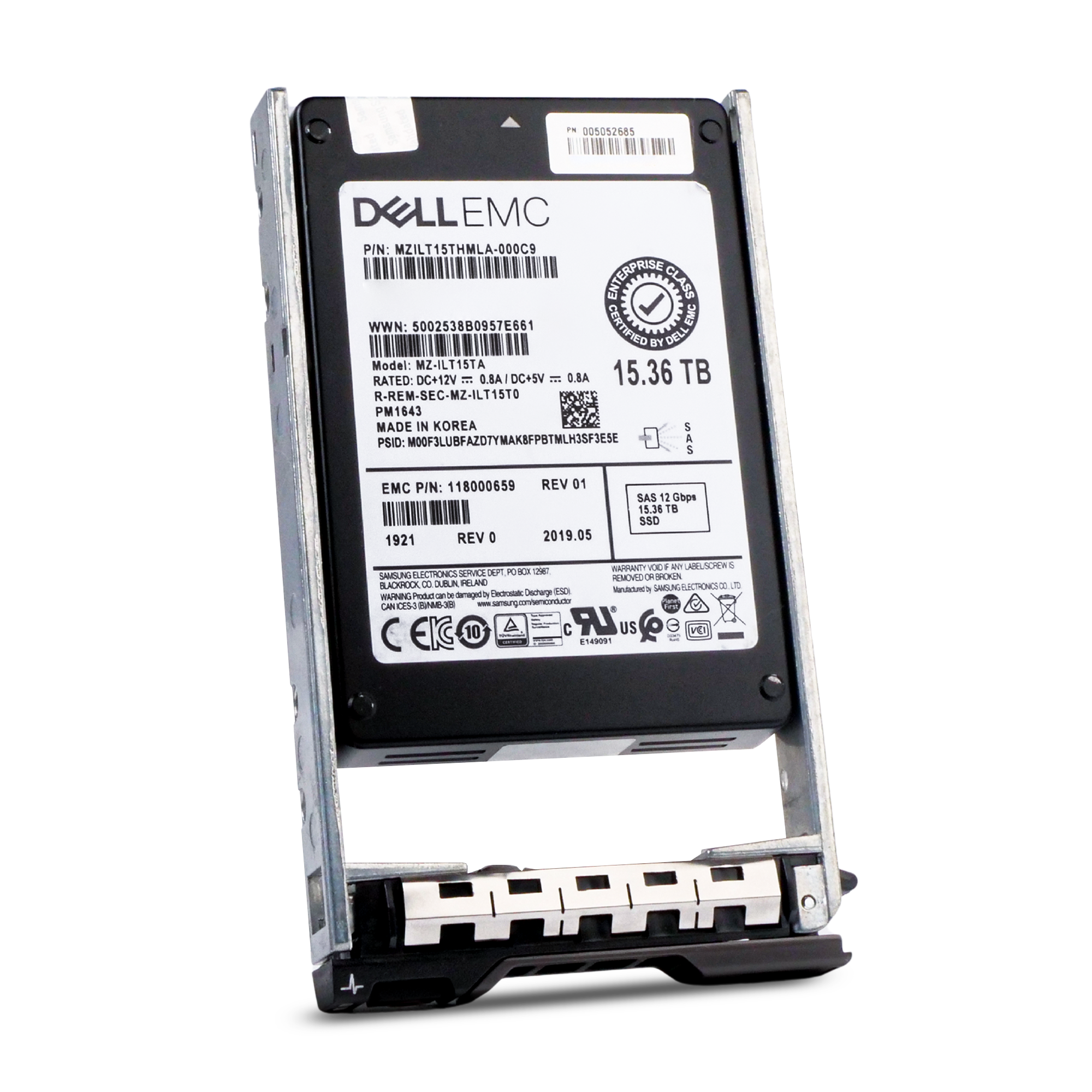 Dell G13 118000659 15.36TB 1 DWPD SAS 12Gb/s 3D TLC 2.5in Refurbished SSD