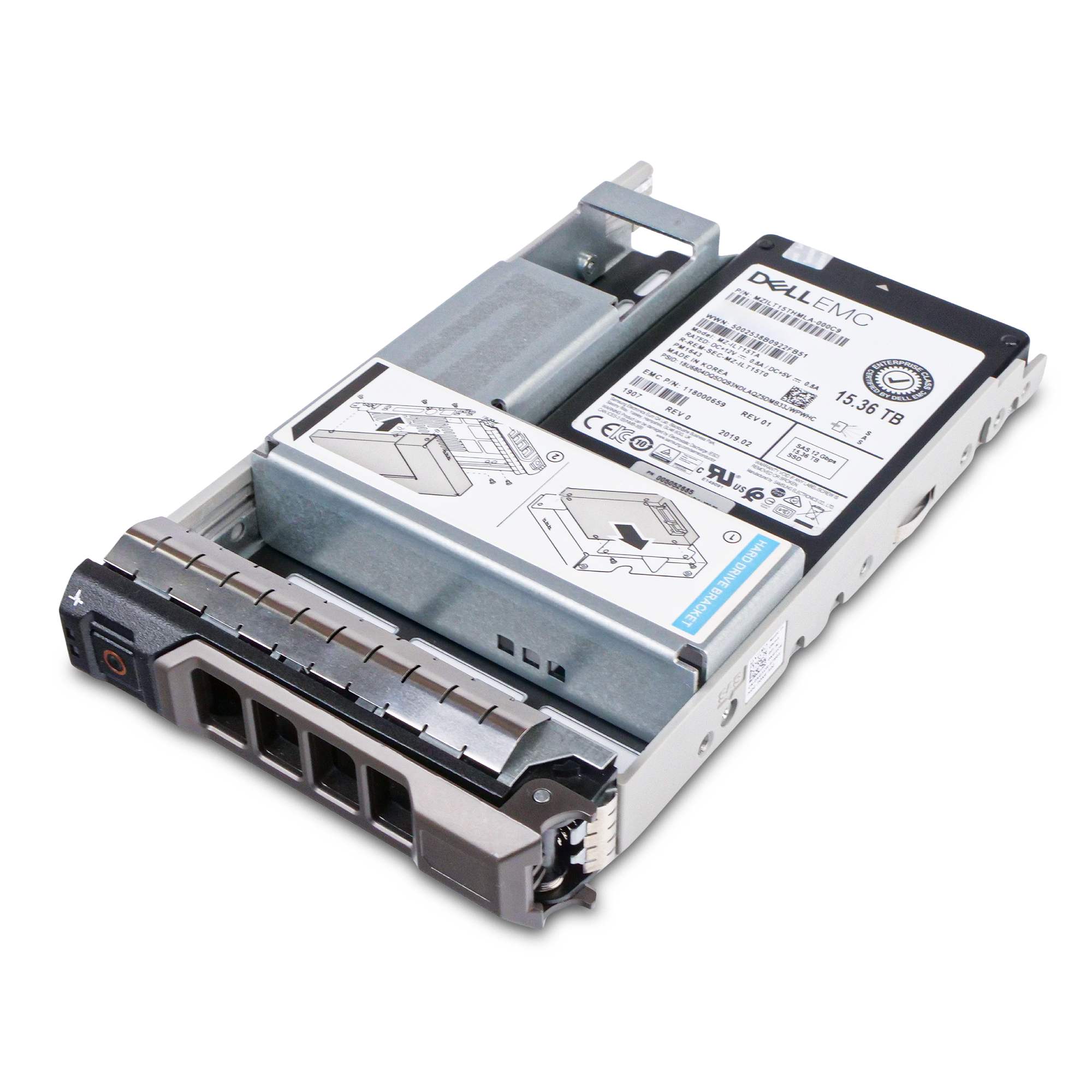 Dell G13 118000659 15.36TB 1 DWPD SAS 12Gb/s 3D TLC Hybrid 3.5in Refurbished SSD