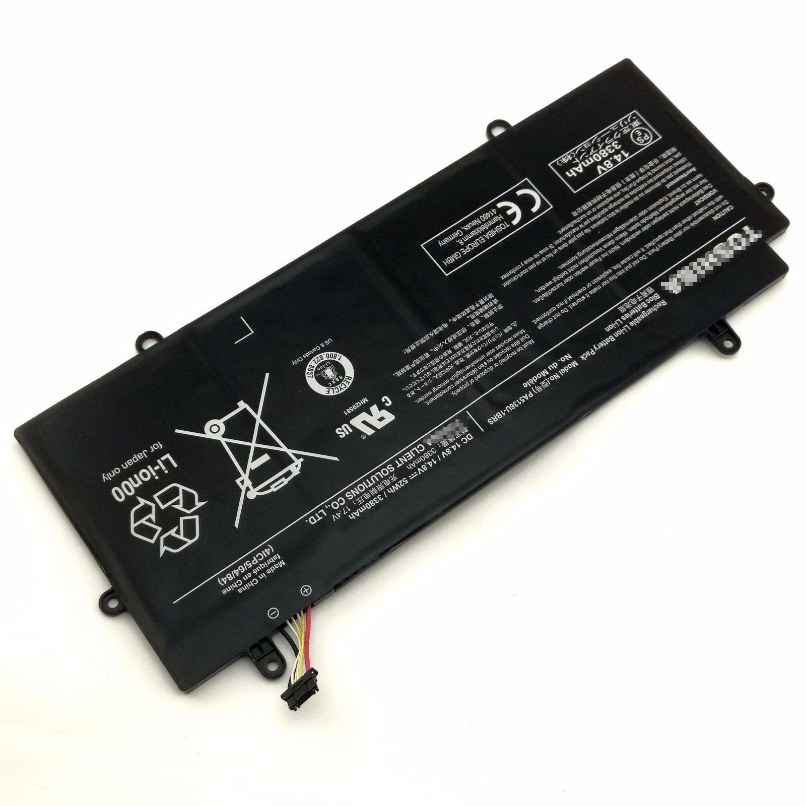 Toshiba Portege Z30 Z30-A Z30-B Z30-C Z30-A1301 PA5136U-1BRS Battery