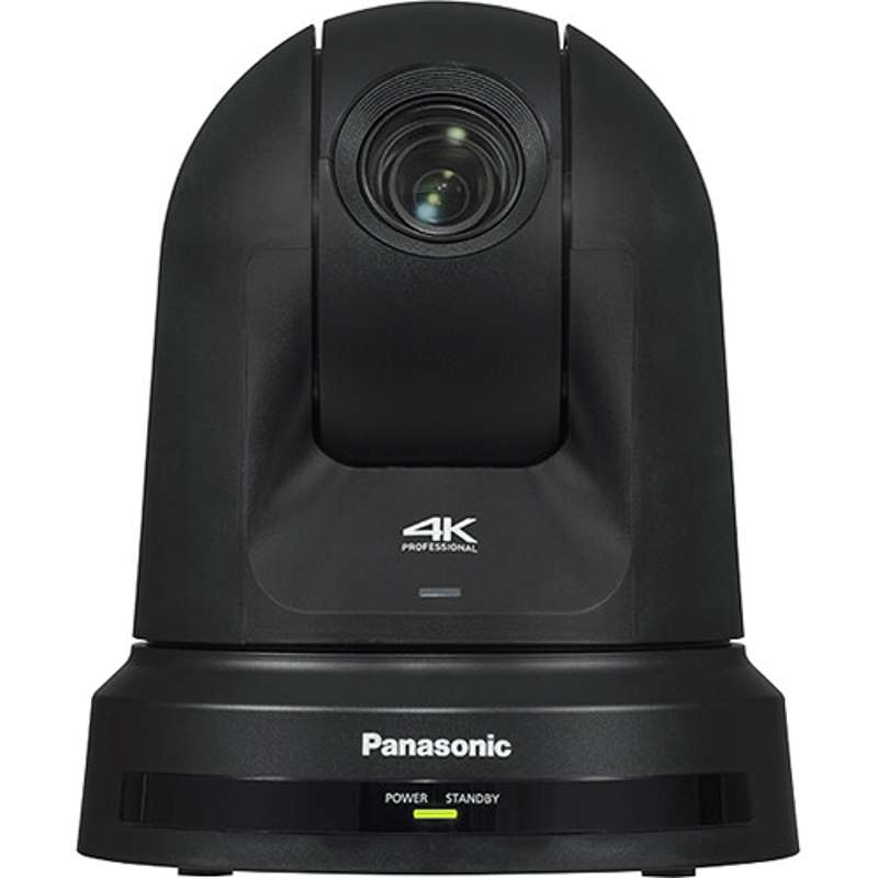 Panasonic 4K PTZ Camera with 24x Optical Zoom, Auto Tracking & NDI|HX (Black)
