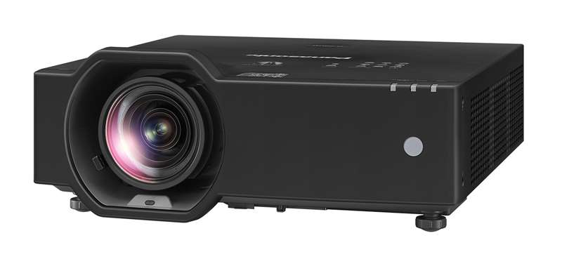 Panasonic PT-VMZ6ST 6,200 Lumens WUXGA Short Throw Laser Projector, Black