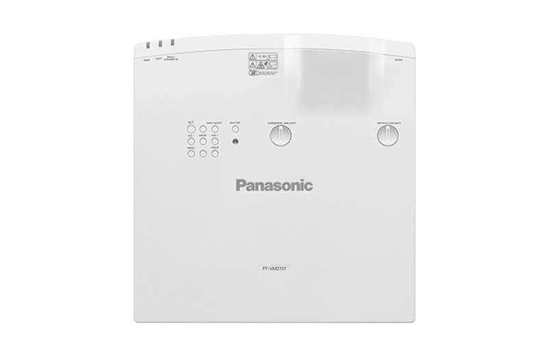 Panasonic PT-VMZ6ST 6,200 Lumens WUXGA Short Throw Laser Projector, White