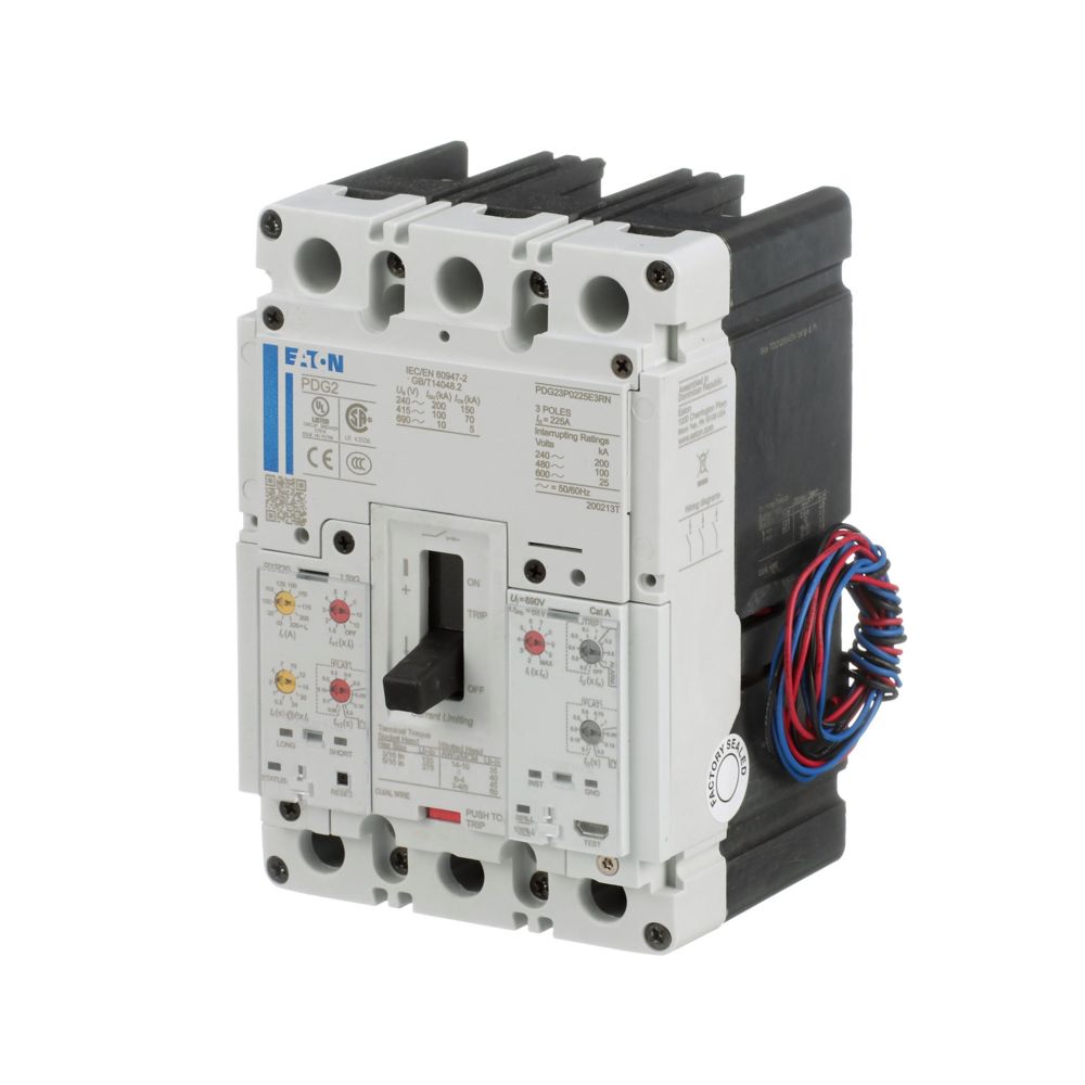 Eaton PDG23M0100E3RL Power Defense 100A 3-Pole Molded Case Circuit Breaker