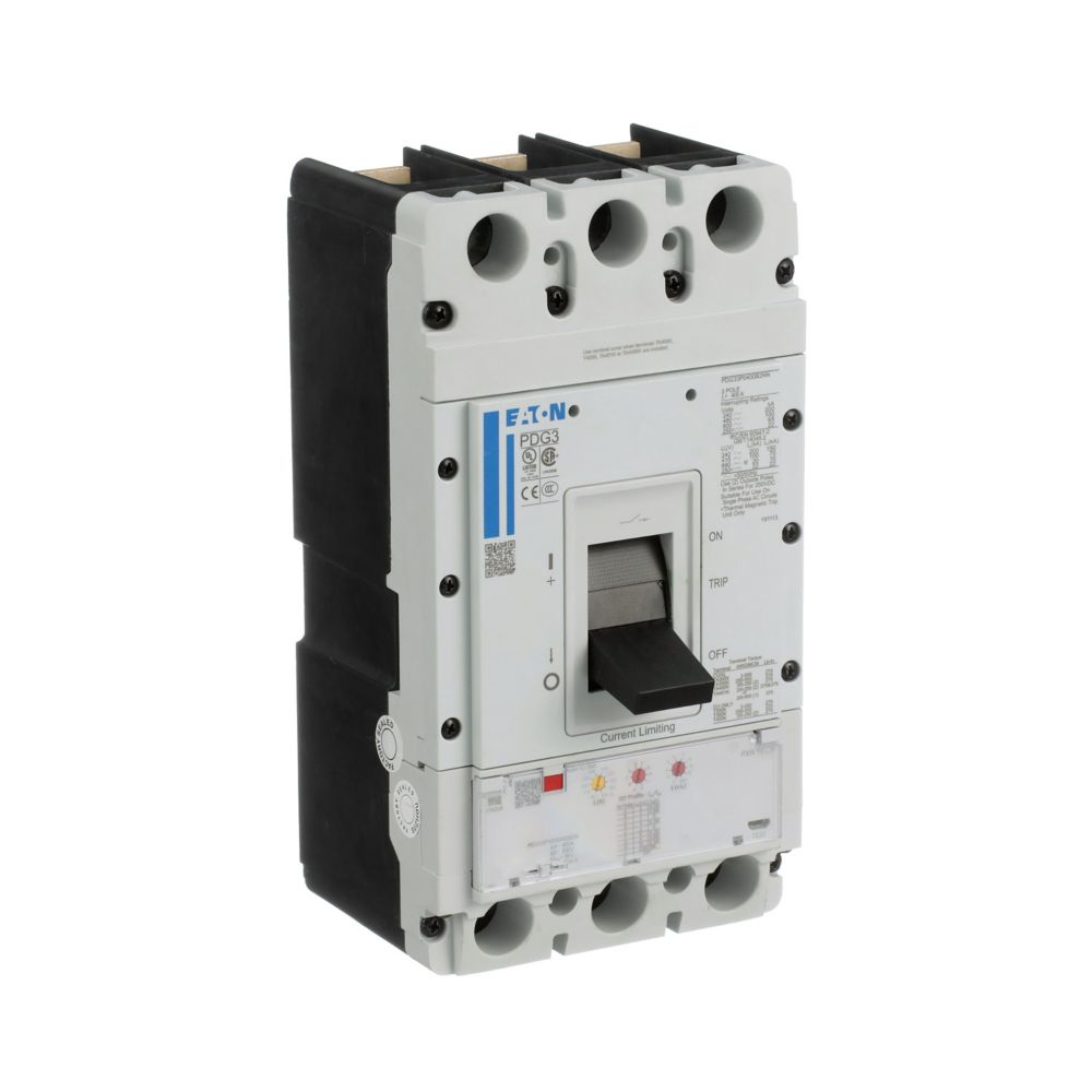 Eaton PDF33M0400B2NL Power Defense 400A 3-Pole Molded Case Circuit Breaker for Industrial Distribution