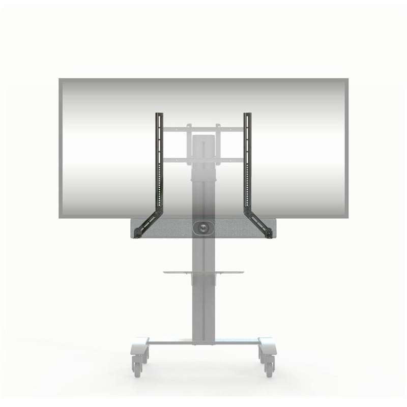 Peerless-AV Universal UC/VC Soundbar/Camera Mount for 55" to 98"+ Single Displays and 55" to 75" Dual Displays