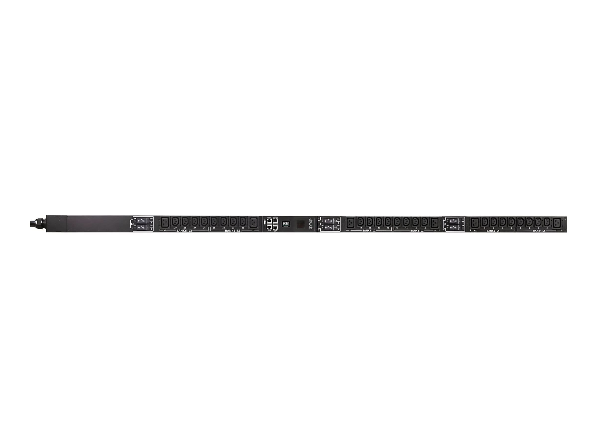 Aten PG95330G 0U 32A 30-Outlet 3 Phase Metered Power Distribution Unit