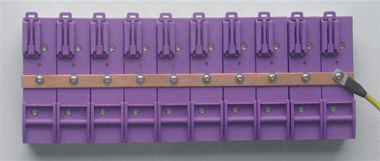 POE-10G-DIN - Full 8 pin Cat6A RJ45 10G Ethernet surge protector with PoE support and DIN rail mount system