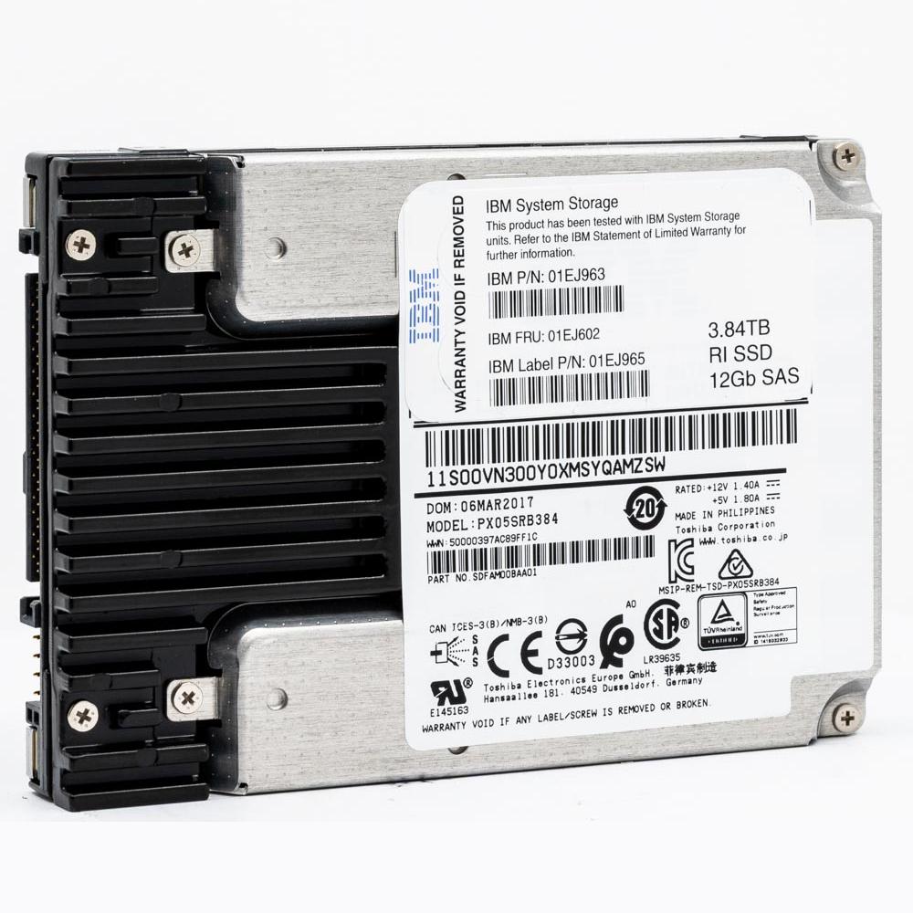 IBM PX05 PX05SRB384 01EJ963 3.84TB SAS 12Gb/s 2.5in Refurbished SSD