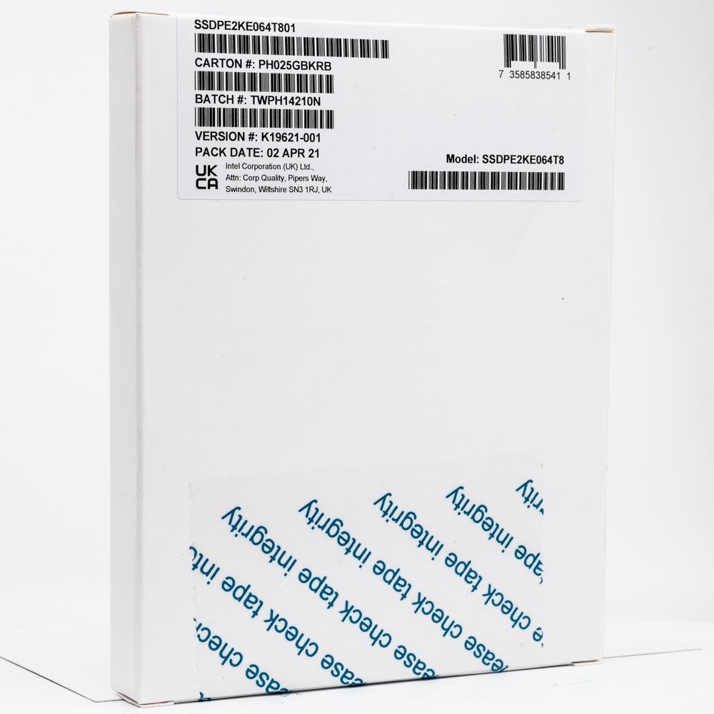Intel DC P4610 SSDPE2KE064T8 SSDPE2KE064T801 6.4TB PCIe Gen 3.1 x4 4GB/s 2.5in Refurbished SSD