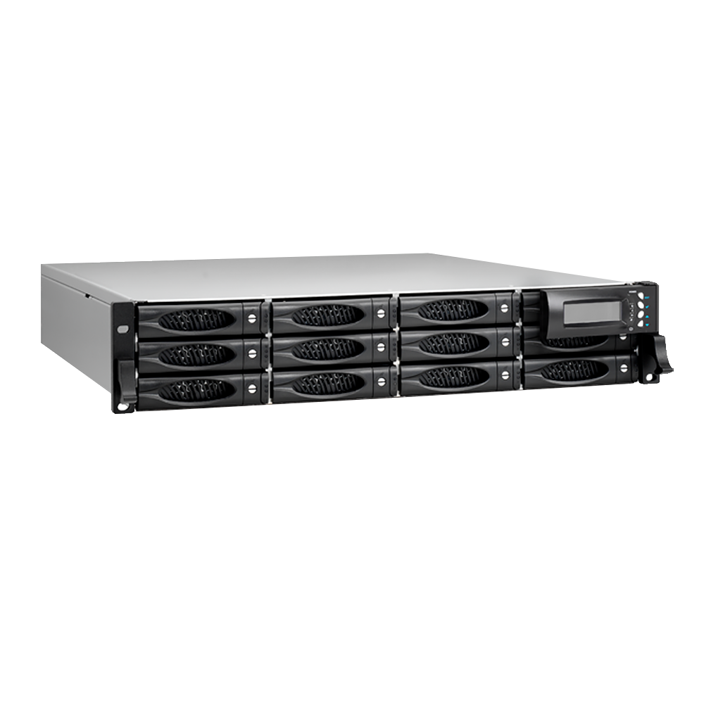 ACTi PSTR-0404 2U 12-Bay NAS RAID Storage Device