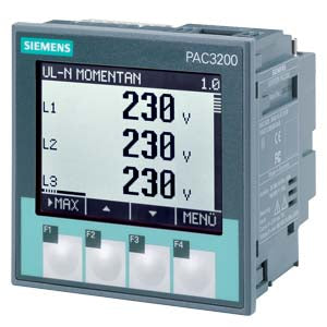 Siemens 7KM2112-0BA00-2AA0 SENTRON PAC3200 3-Phase Power Monitoring Meter