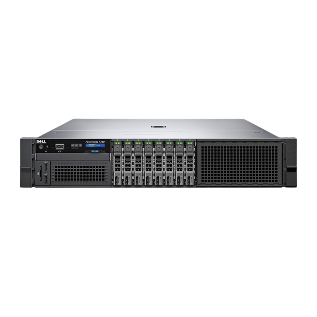 Dell PowerEdge R730 8-bay Server2x E5-2698 V4 = 40 Cores H730 64GB RAM 8x trays